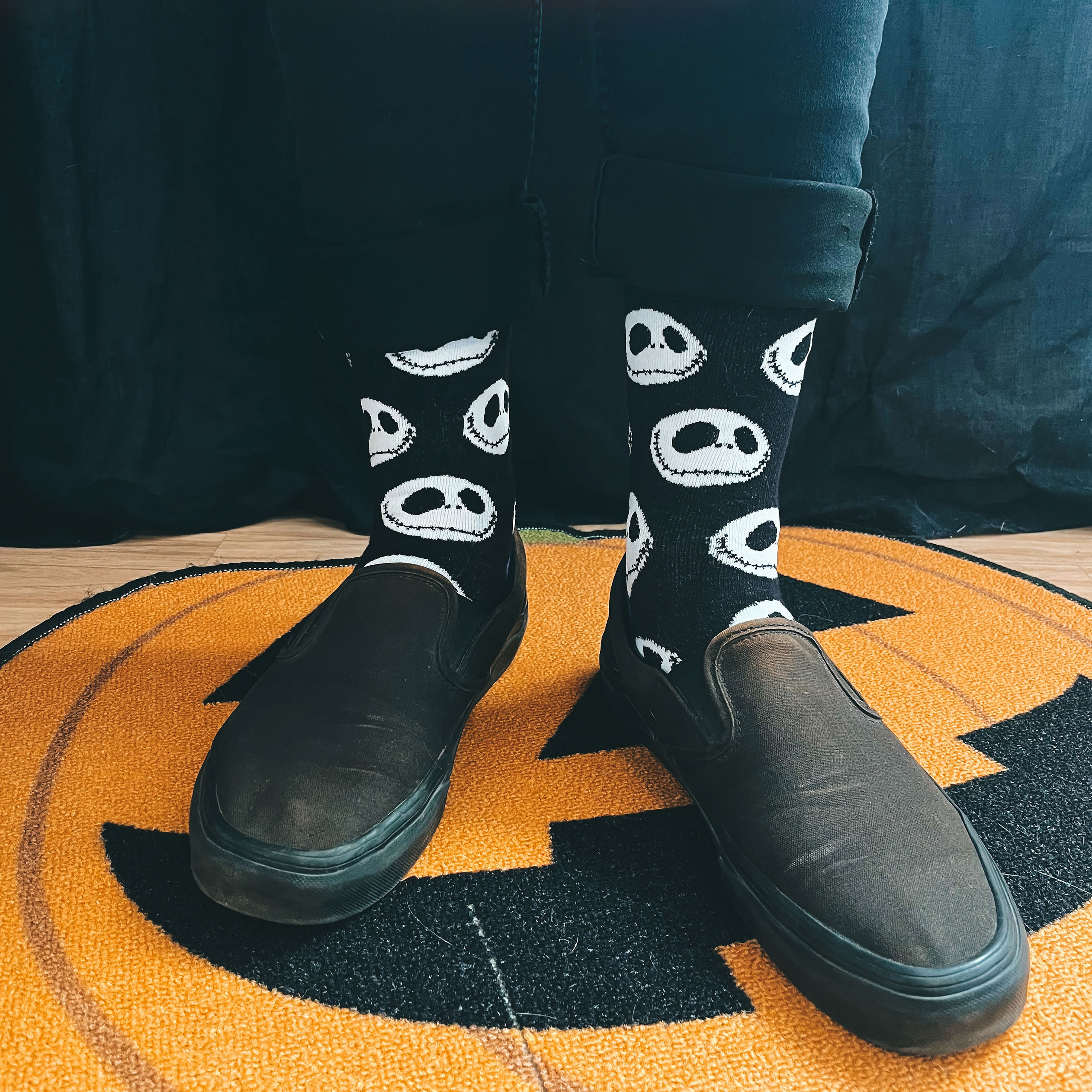 The Nightmare Before Christmas - Calcetines de Jack y Sally en caja de regalo