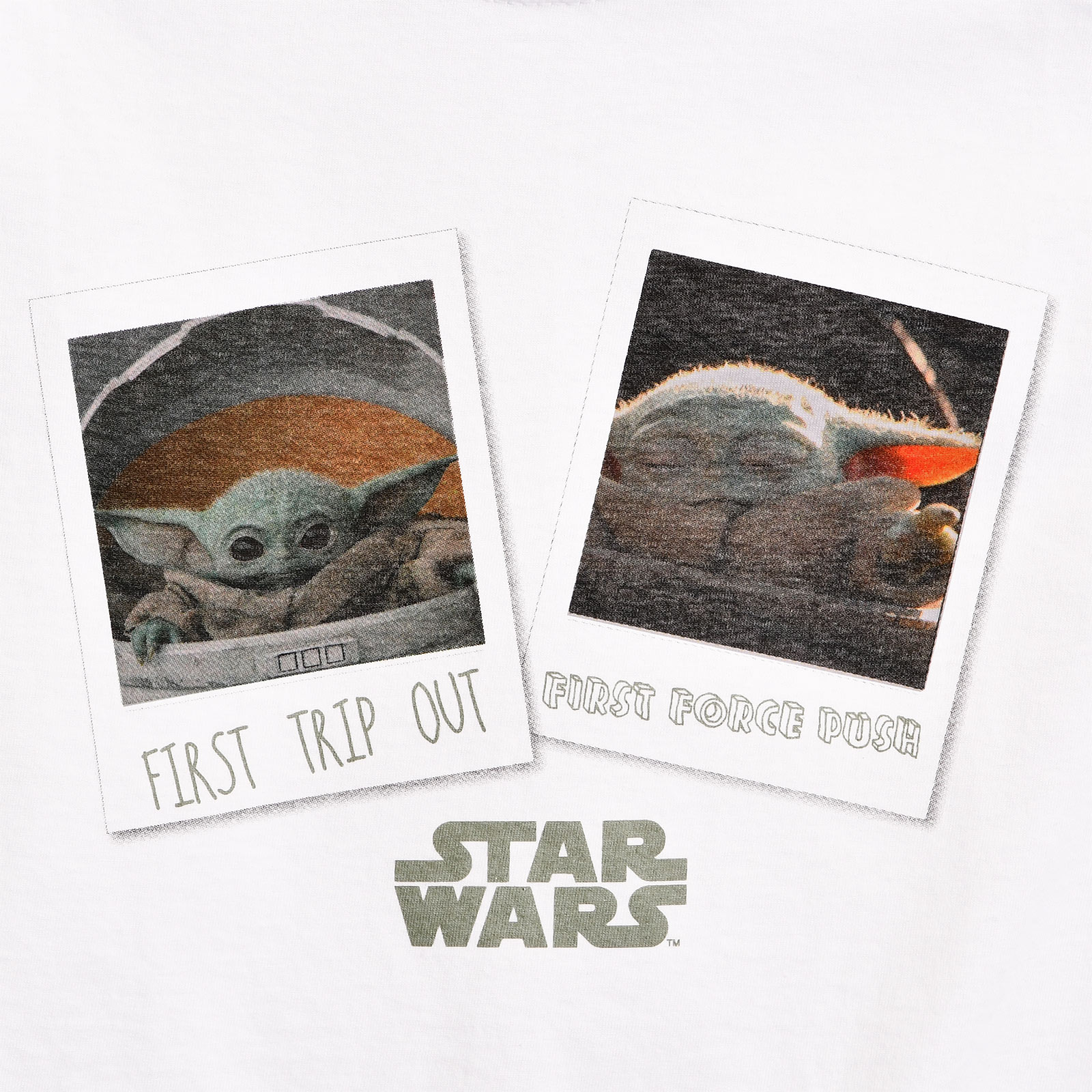 The Child First Day Out T-Shirt Kinder weiß - Star Wars The Mandalorian