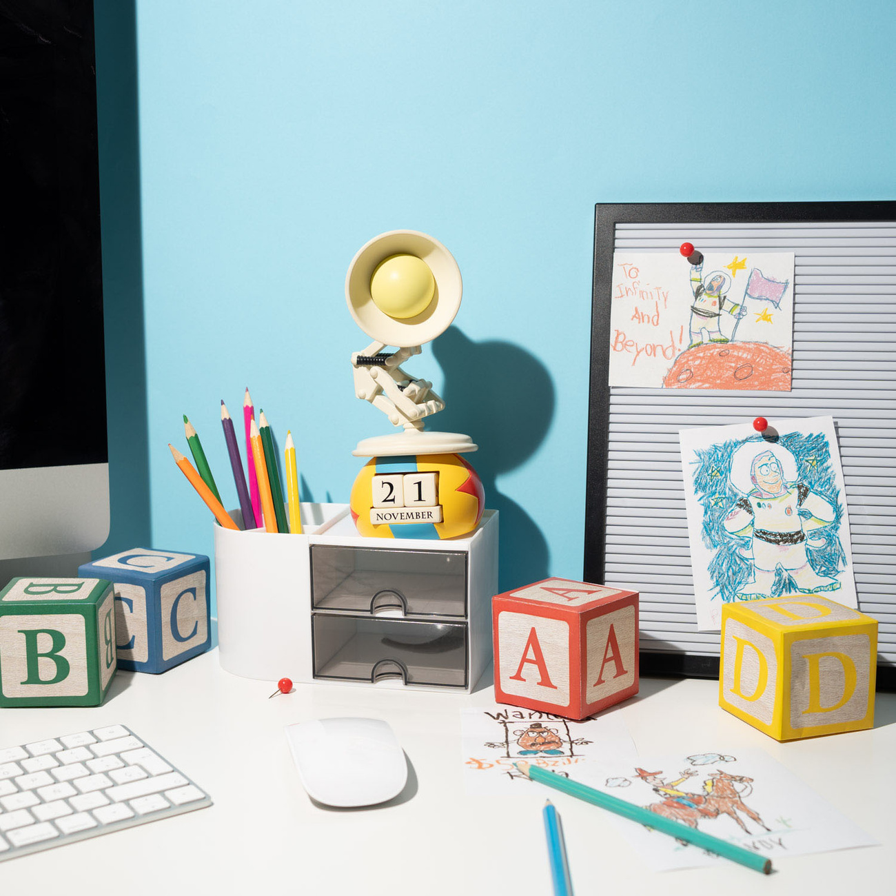Calendario eterno 3D Pixar La pequeña lámpara