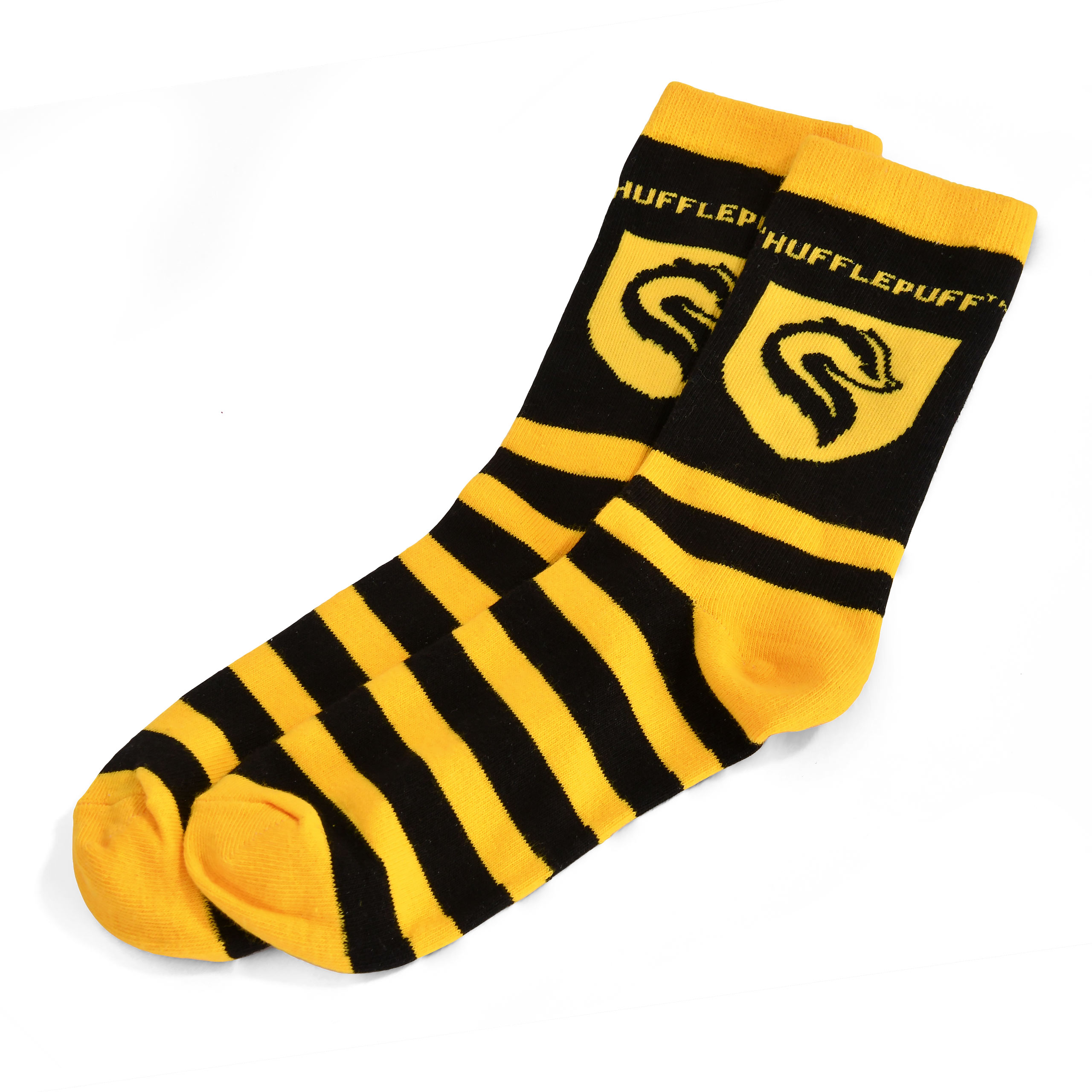 Harry Potter - Hufflepuff Wappen Socken gelb-schwarz