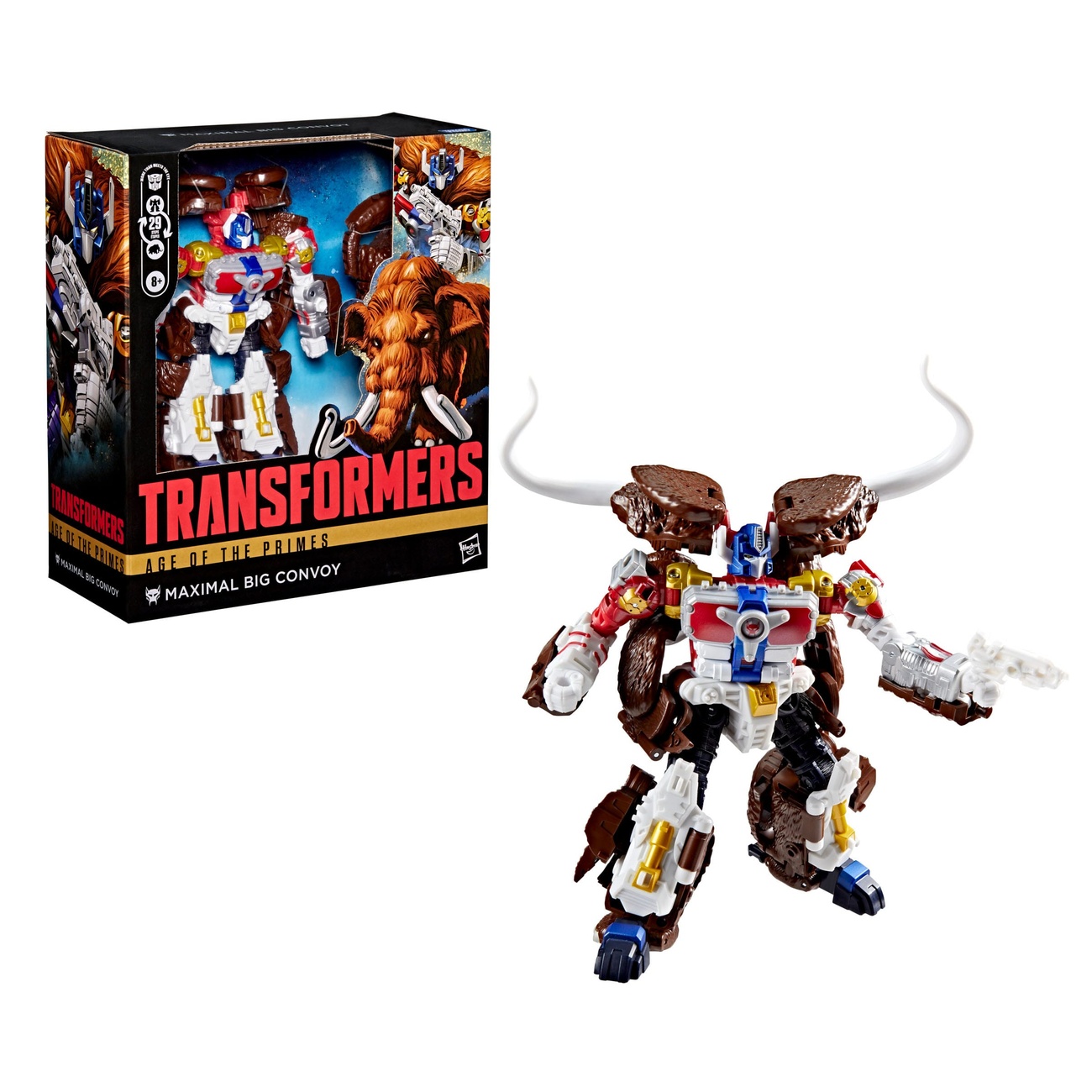 Transformers Age of the Primes figurine articulée Leader Class Maximal Big Convoy 19 cm