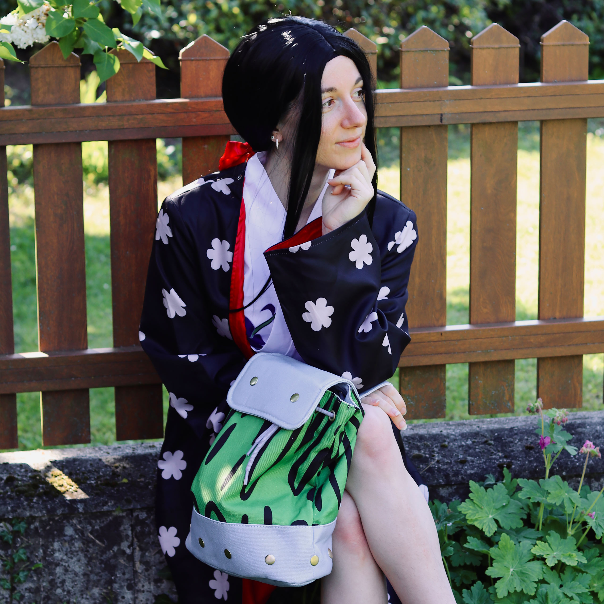 One Piece - Mochila de cosplay de Portgas D. Ace