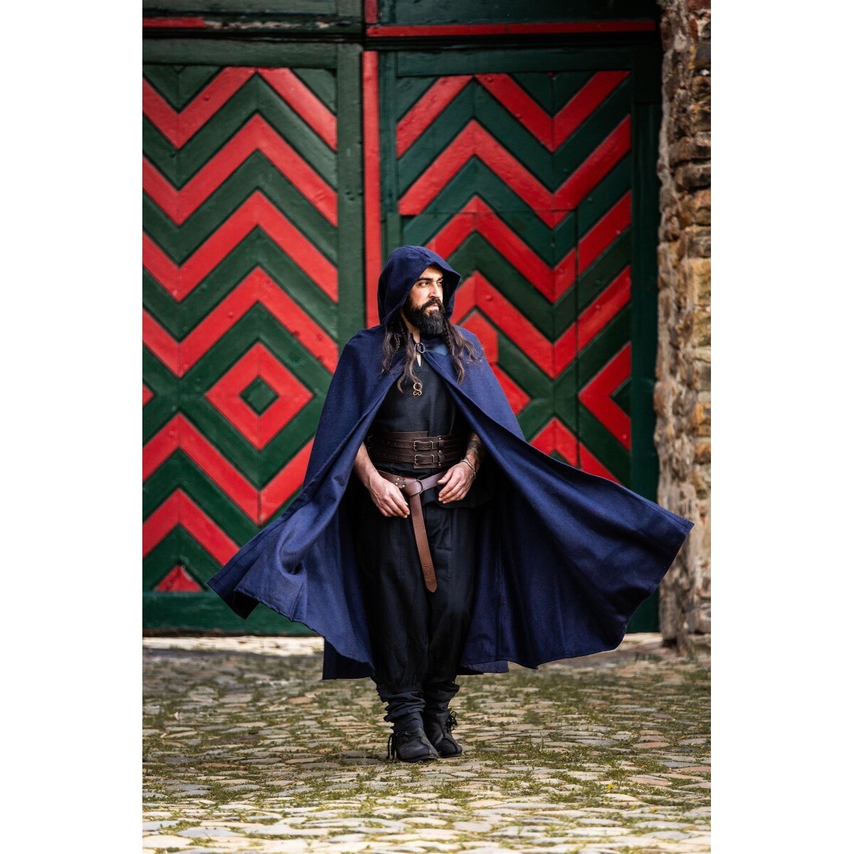 Capa medieval de lana Ilmar 131 cm