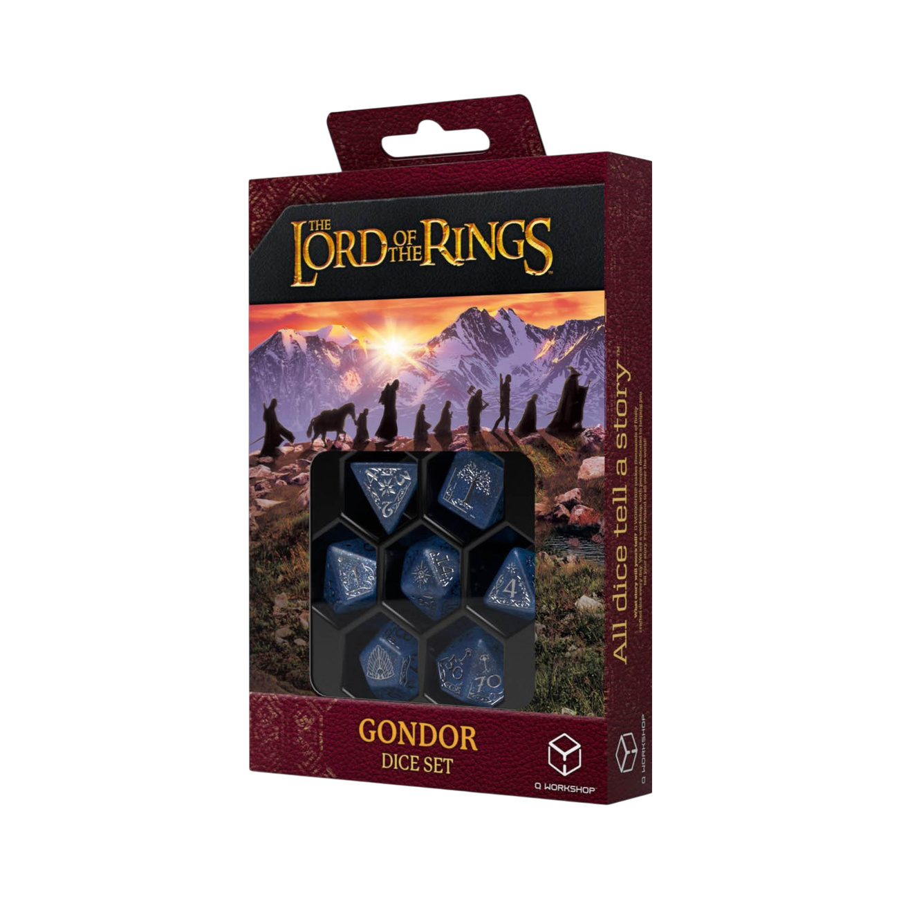 Der Herr der Ringe - Gondor RPG Würfel Set 7tlg