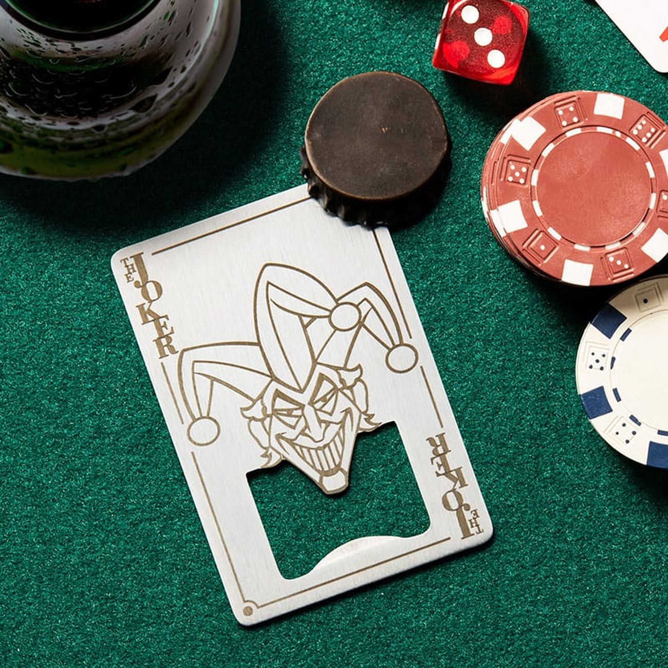 DC Comics Flaschenöffner Joker Playing Card 8 cm