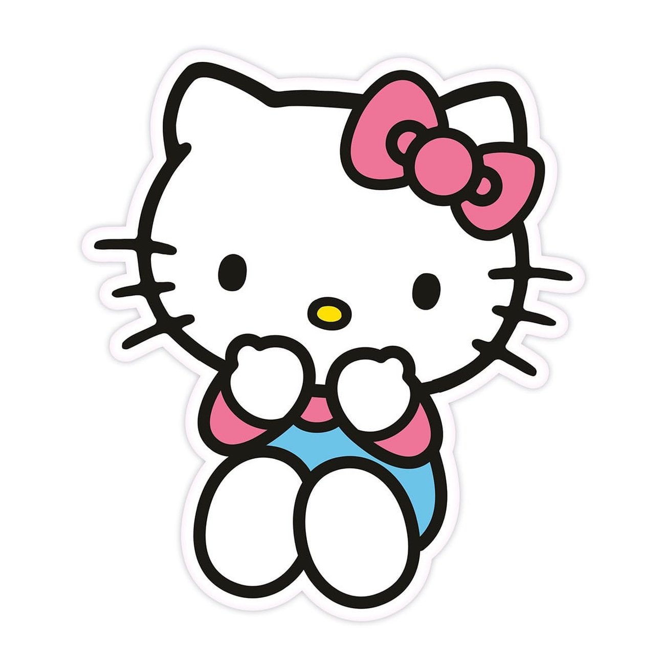 Sanrio Cuscino decorativo Hello Kitty Pantaloni blu 36 cm
