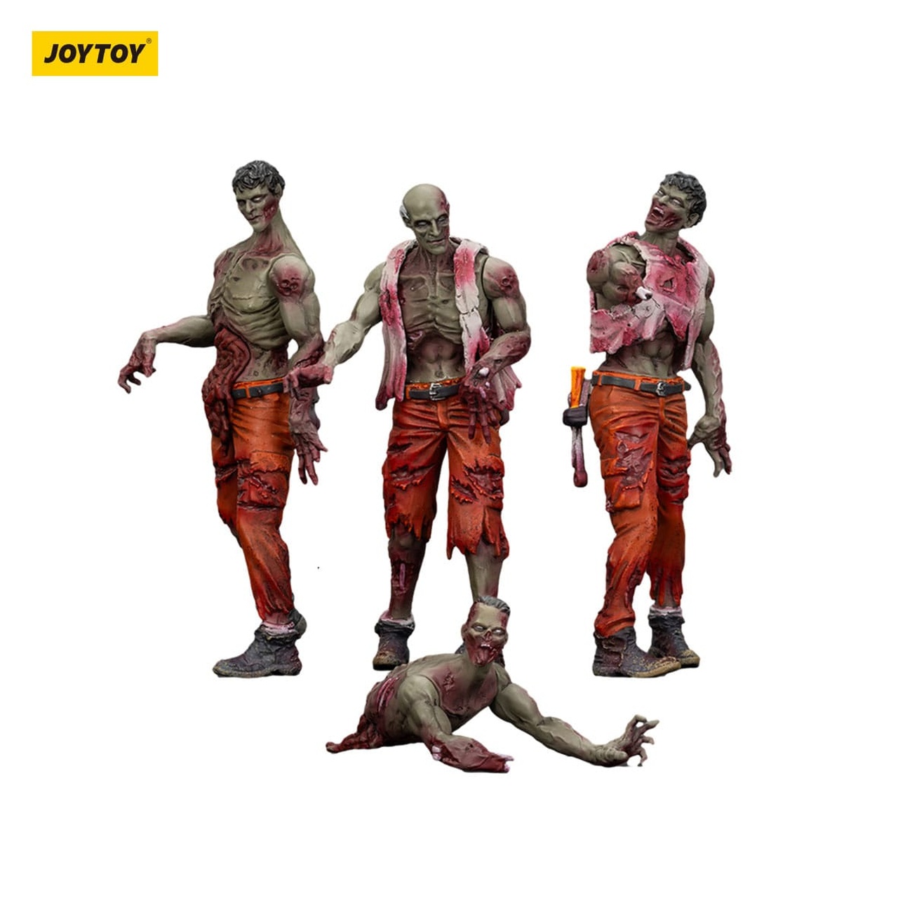 Zombie Dark Source actionfigurer 4-pack Mechanic Team 8 cm