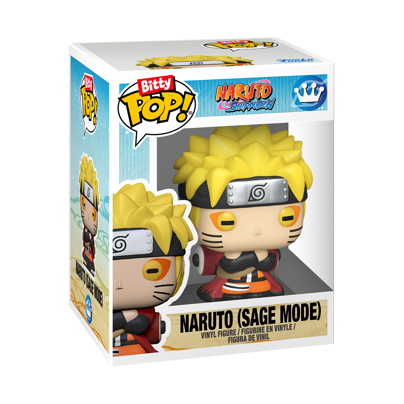 Naruto Shippuden - Hidden Leaf Funko Bitty POP-display med 2 figurer