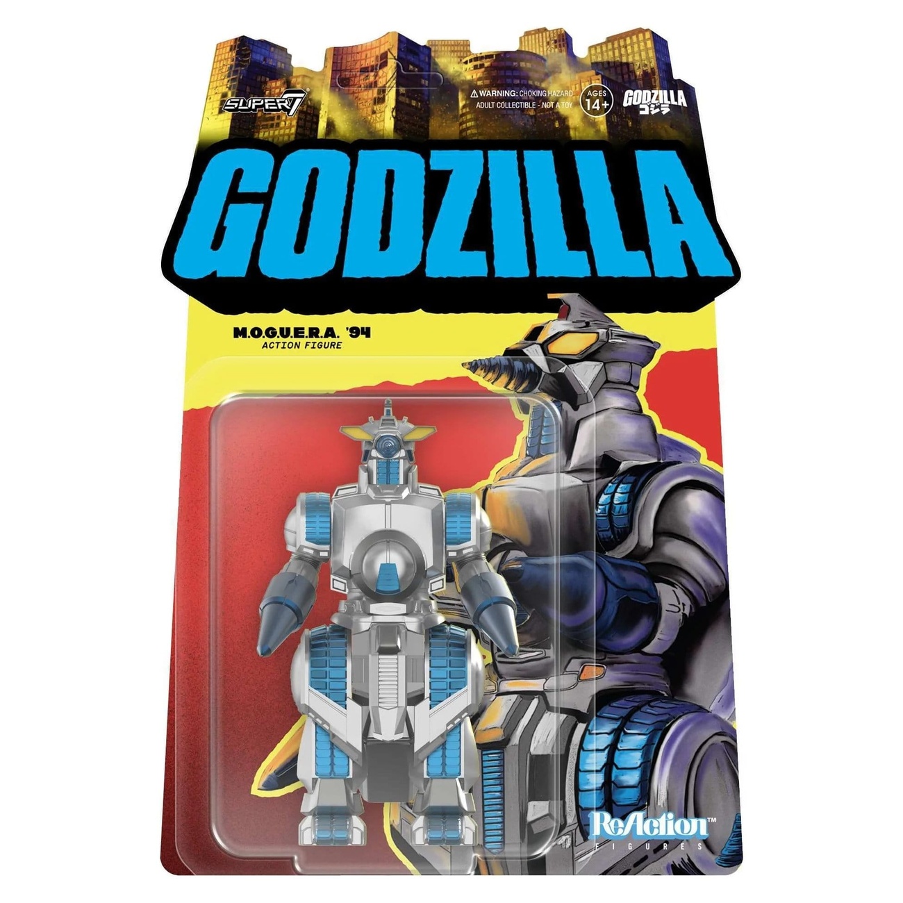 Godzilla Toho ReAction actiefiguur M.O.G.U.E.R.A. 10 cm