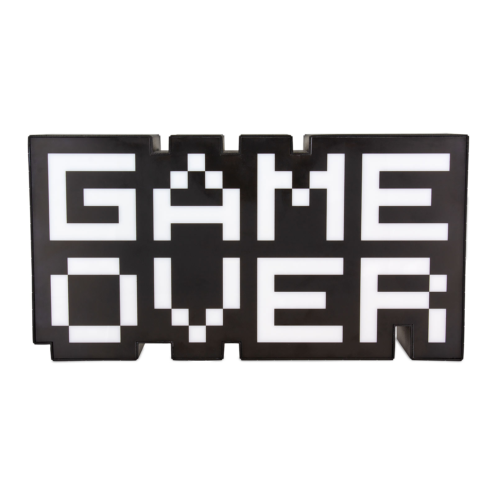 Game Over 8-Bit Retro Table Lamp for Gaming Fans