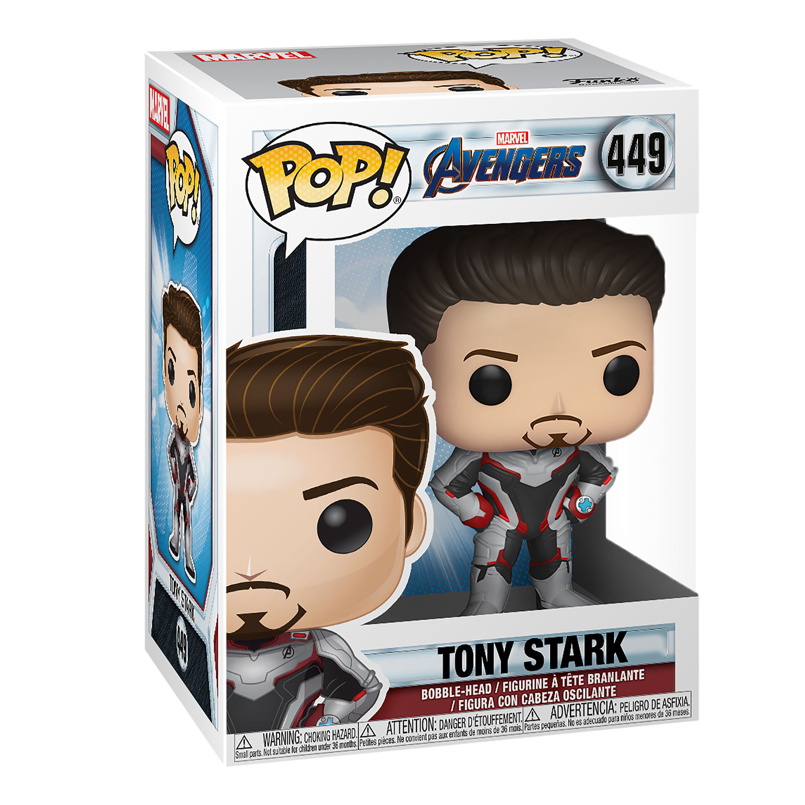 Avengers - Tony Stark Endgame Figurine Funko Pop à tête branlante