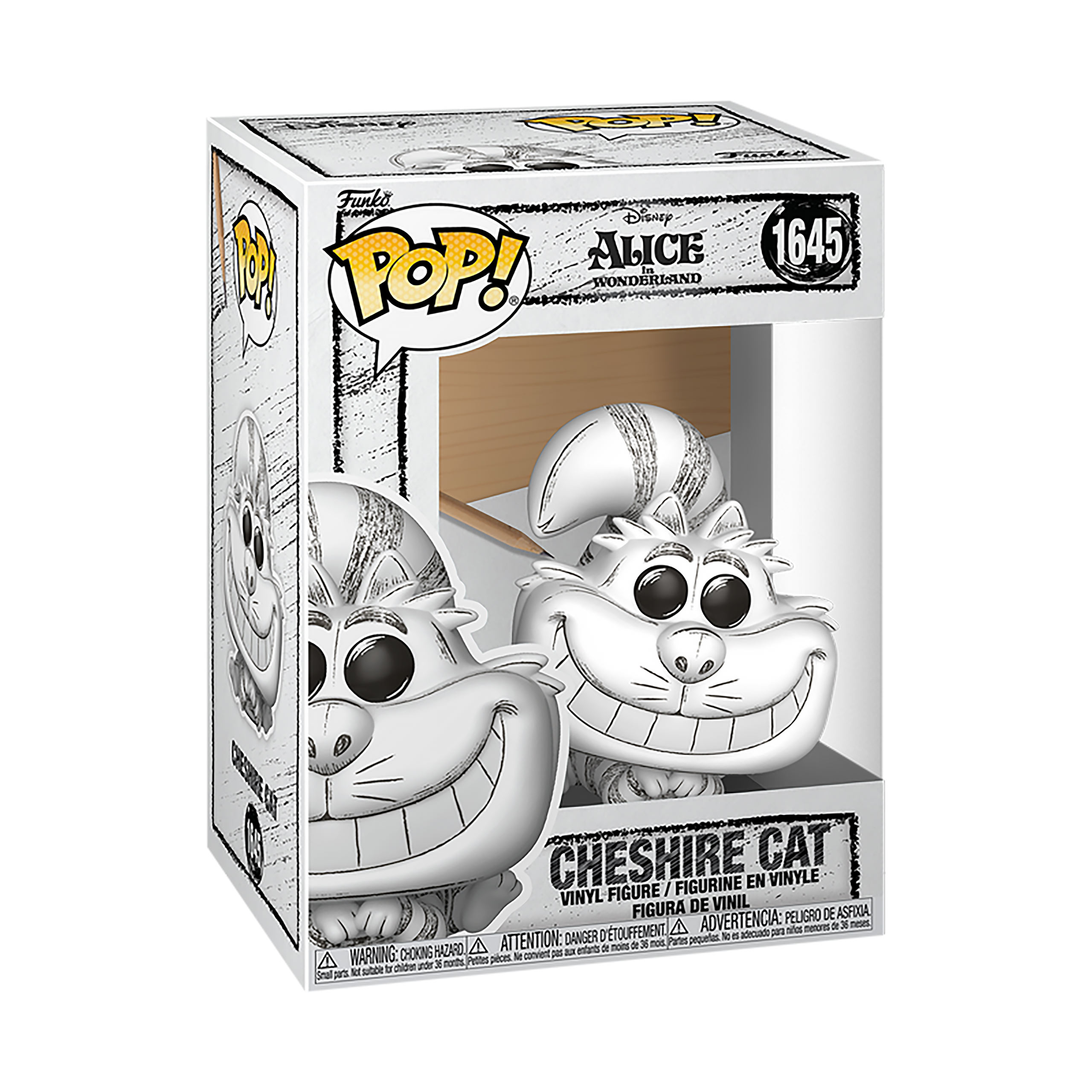 Alice i Underlandet - Cheshire Cat Sketched Funko Pop!-figur