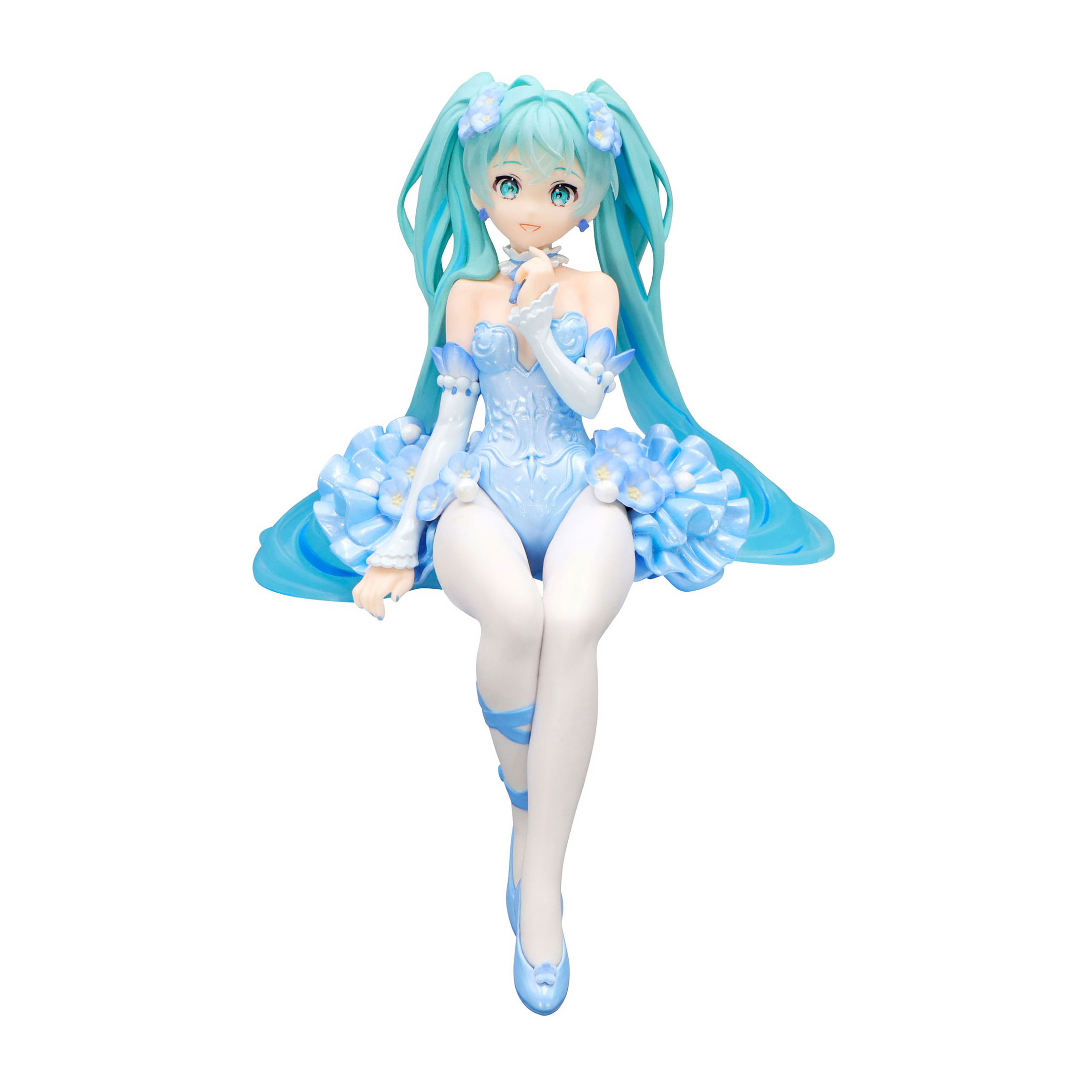 Hatsune Miku - Figura Noodle Stopper Fata dei Fiori Nemophila Pail Blue Color Version