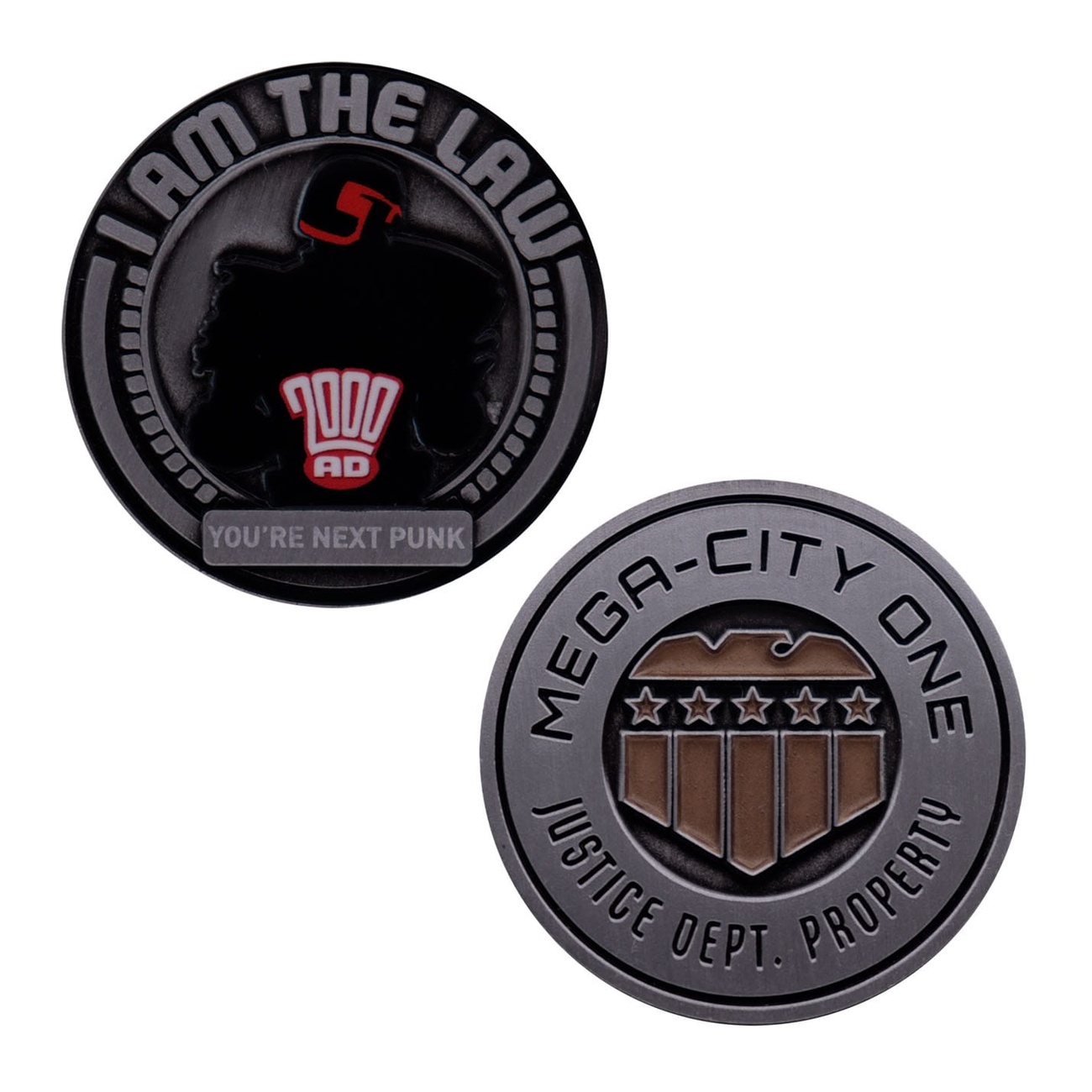 2000 AD Sammelmünze Judge Dredd Mega-City One Limited Edition