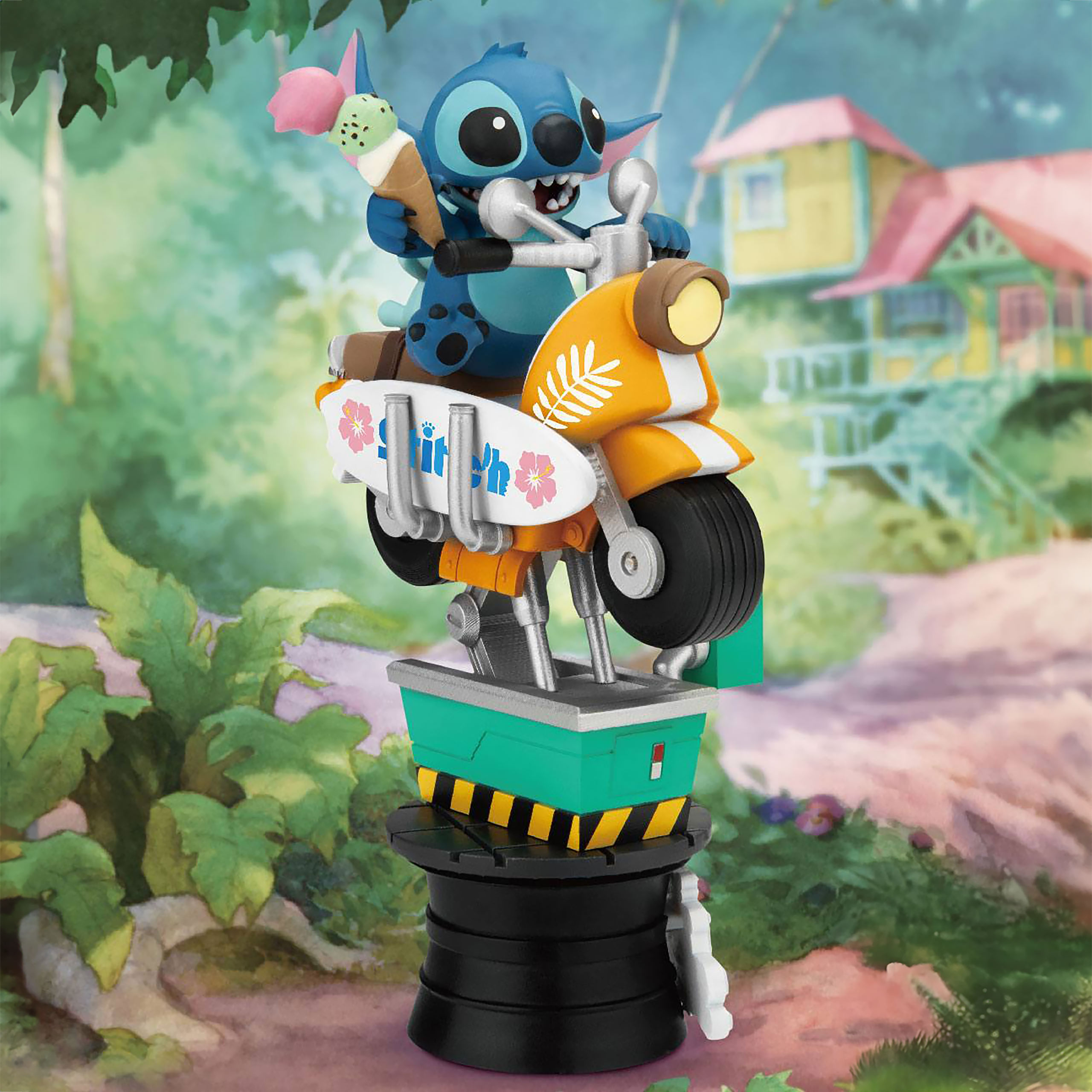 Stitch Coin Ride D-Stage Diorama Figure - Lilo & Stitch