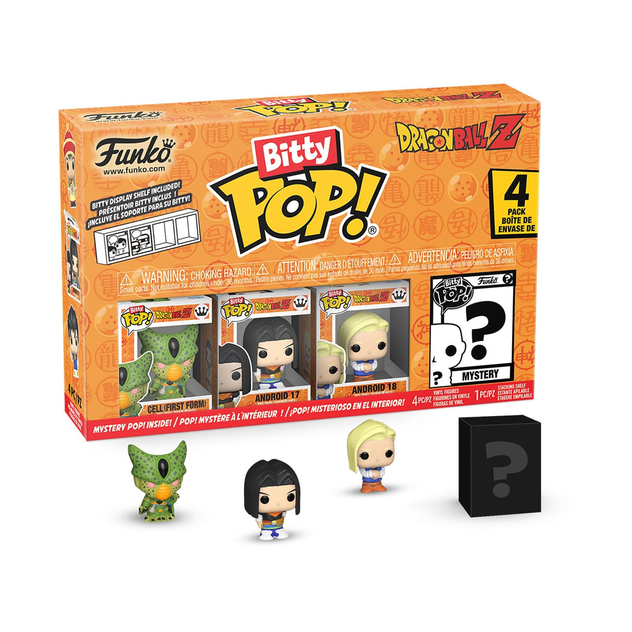 Dragon Ball Bitty POP! Vinyl Figures 4-Pack Series 2 (2.5 cm)
