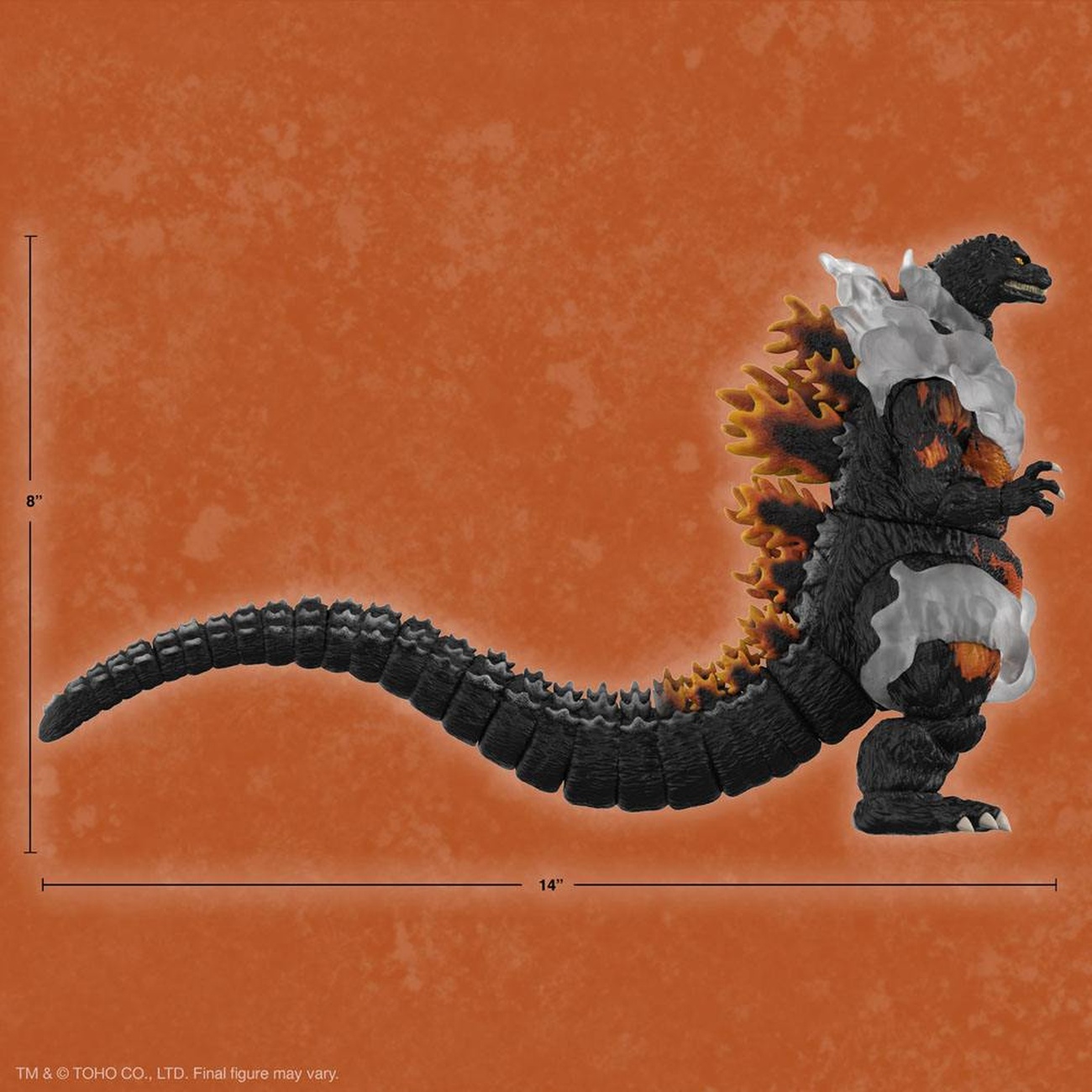 Toho Ultimates actionfigur Burning Godzilla 1995 20 cm
