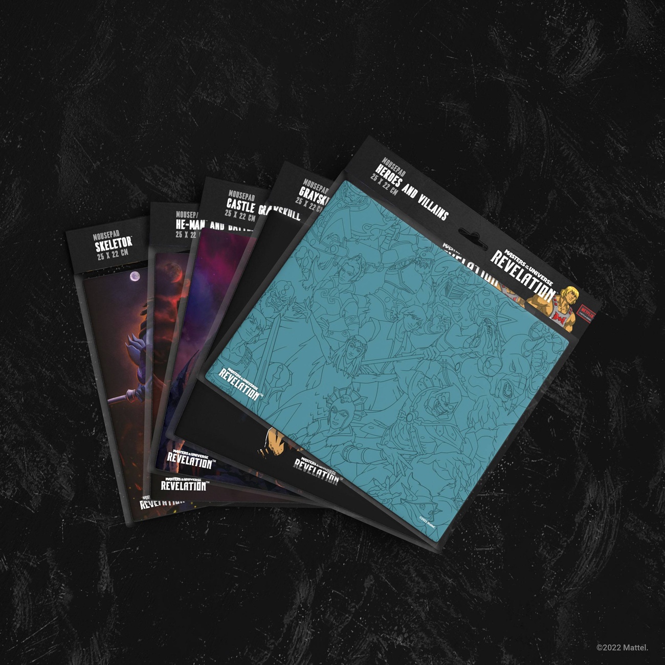 Masters of the Universe: Revelation™ Muismat Heroes and Villains 25 x 22 cm