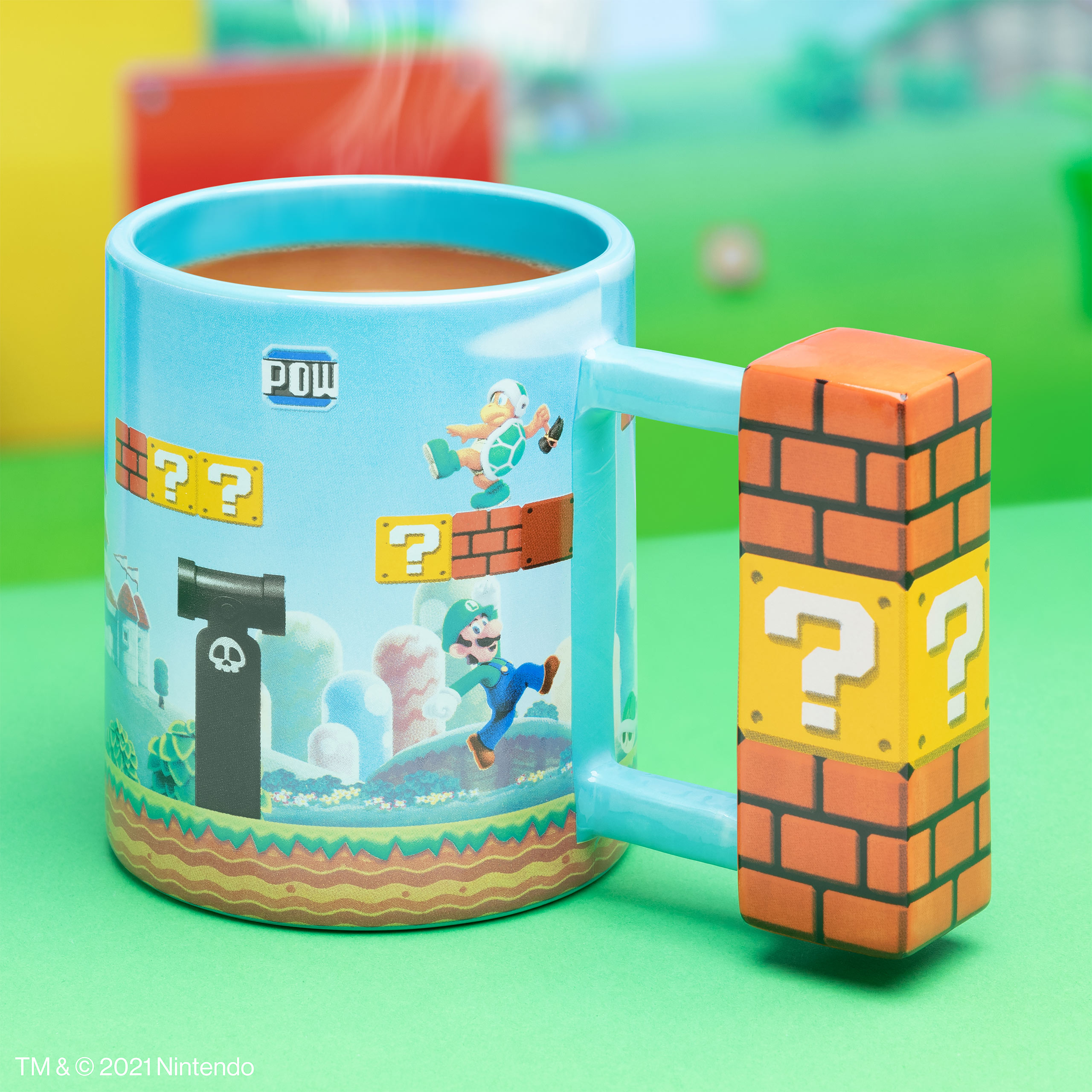 Super Mario - Tasse Bloc Question avec Anse 3D