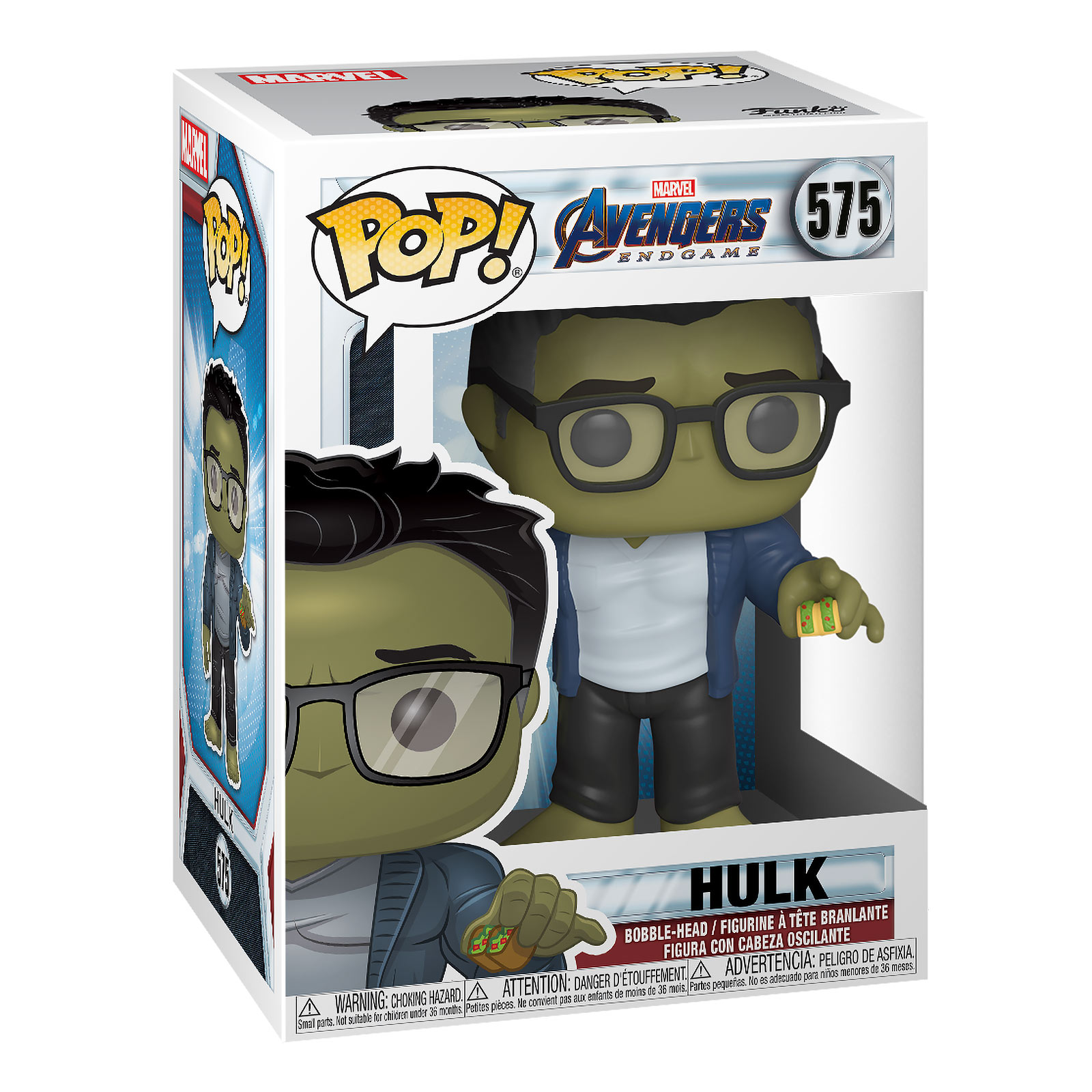 Avengers - Hulk avec Taco Endgame Figurine Funko Pop à tête branlante