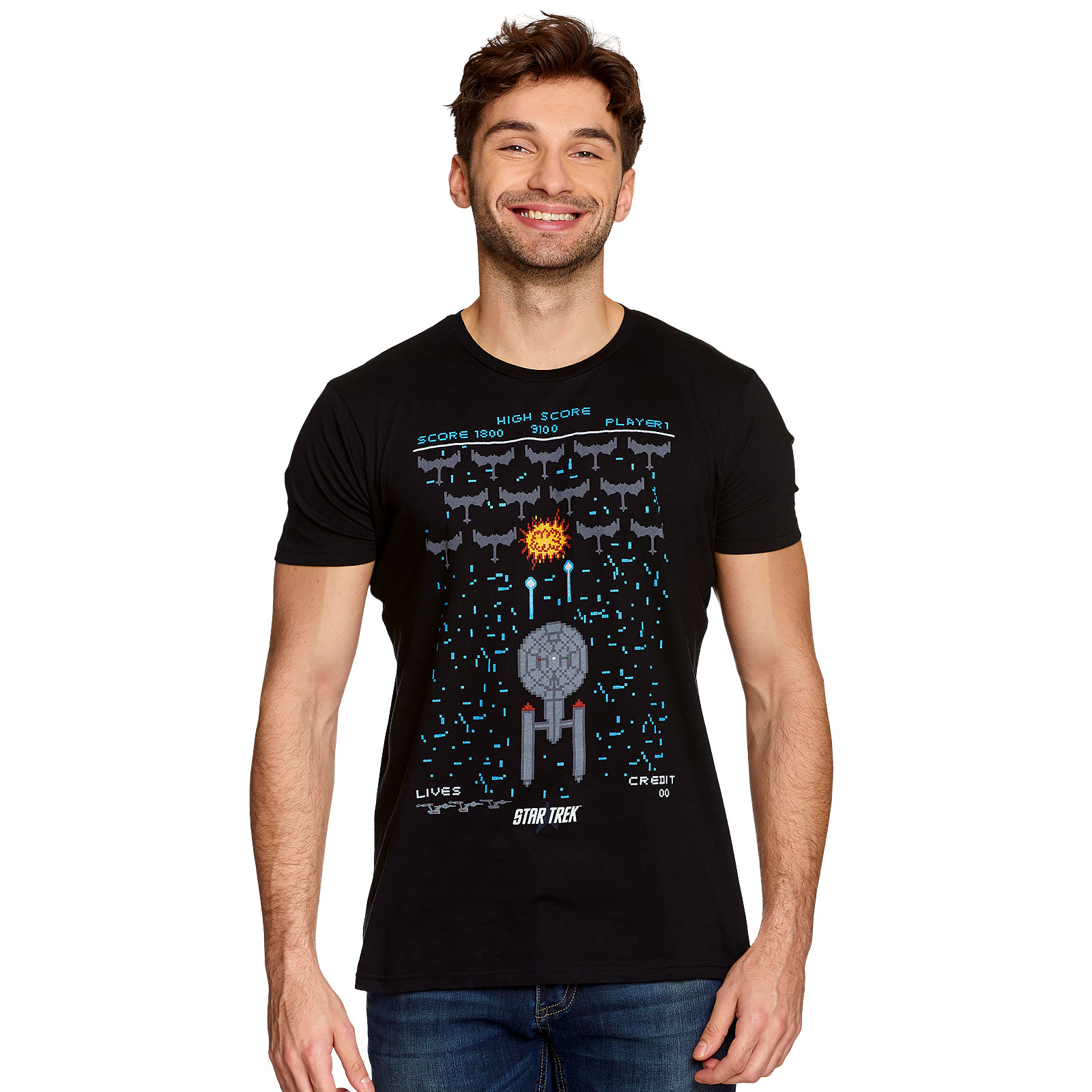 Star Trek - Game T-Shirt schwarz