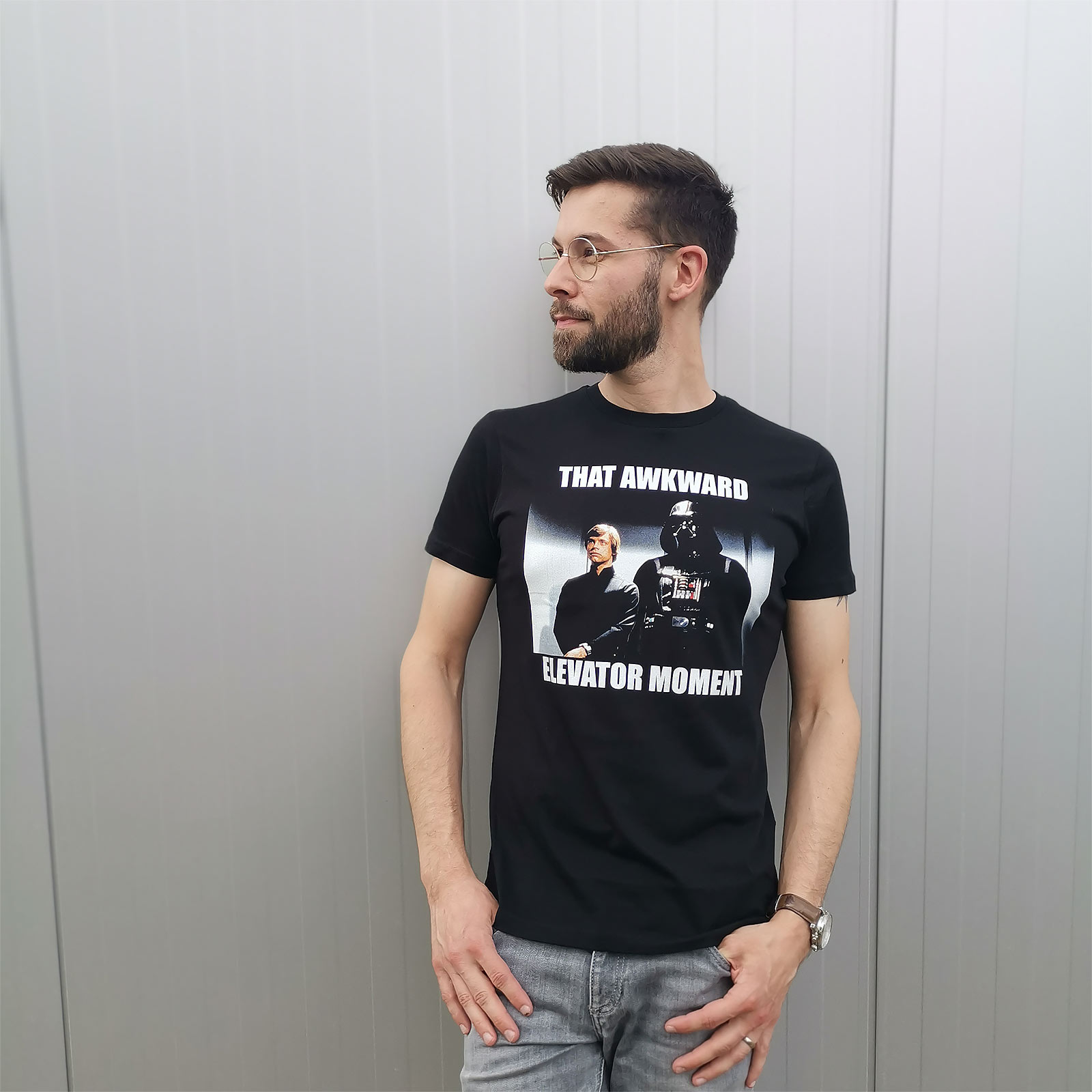 Star Wars - Elevator Moment T-Shirt Black