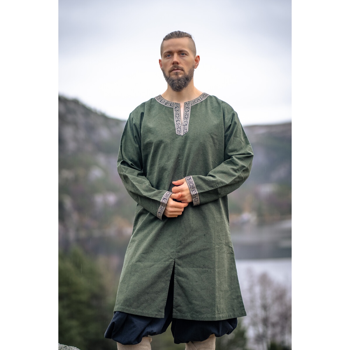 Middeleeuwse vikingtunik Aegir groen