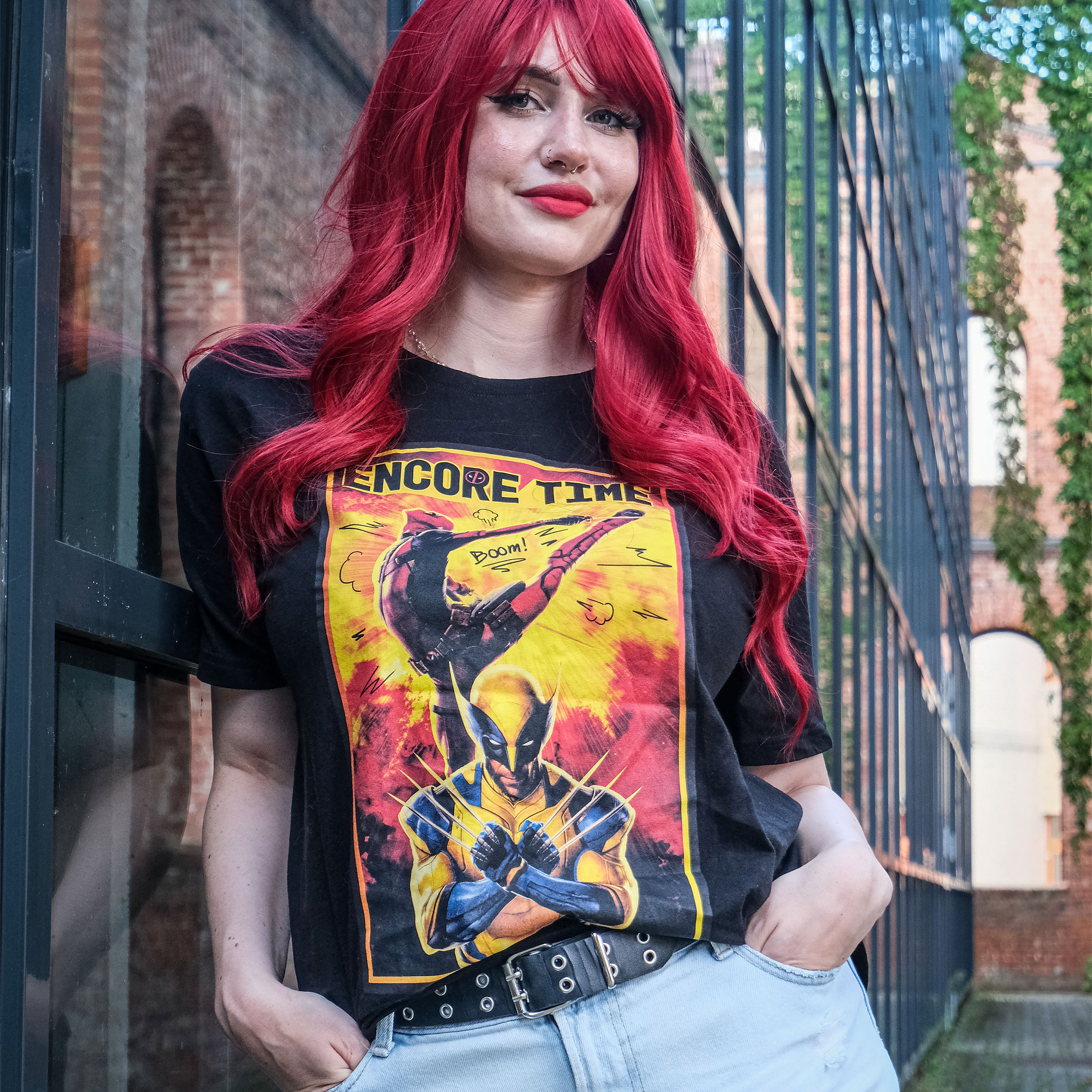 Deadpool and Wolverine - Encore Time T-Shirt schwarz