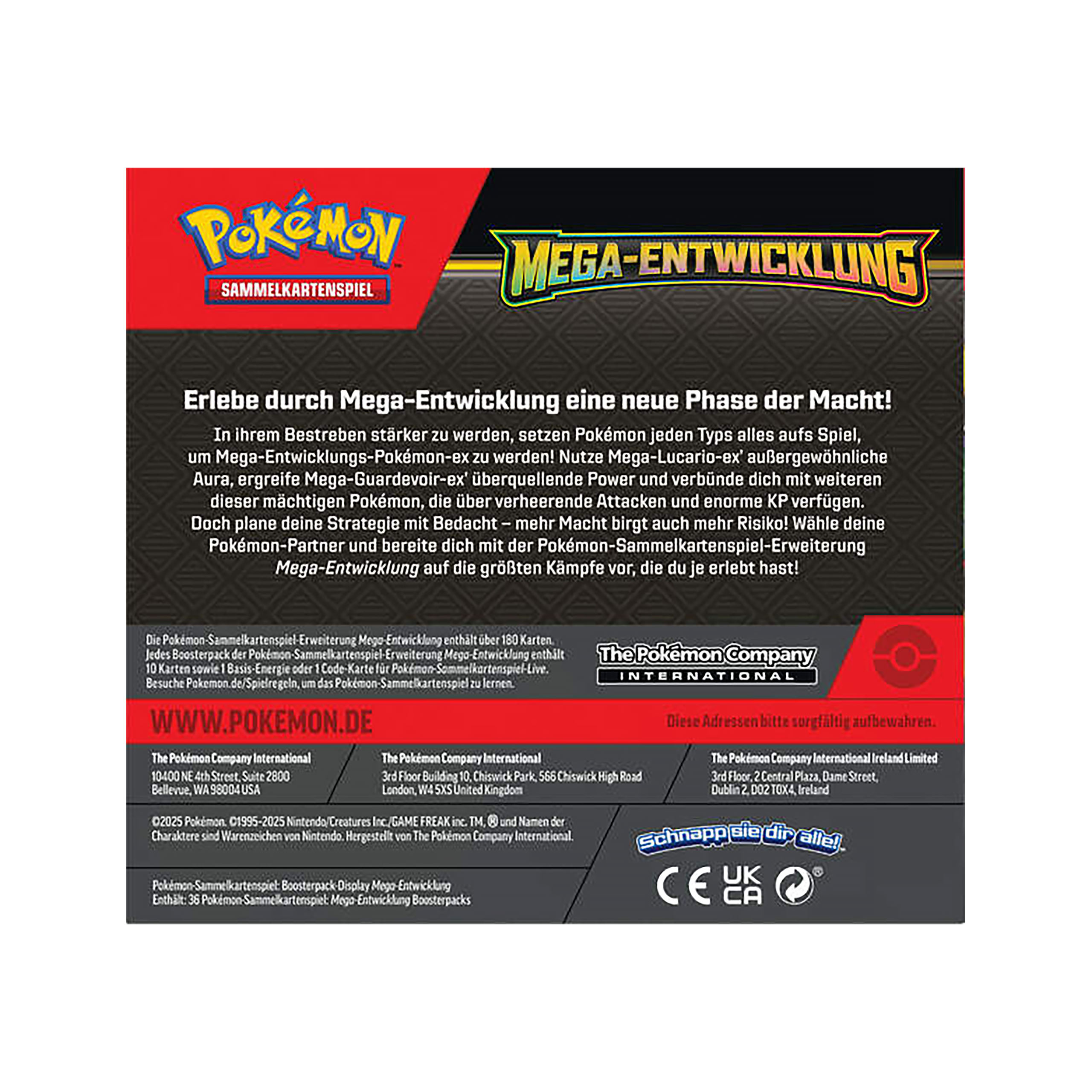 Pokémon - Mega Evolution Trading Card Booster Display