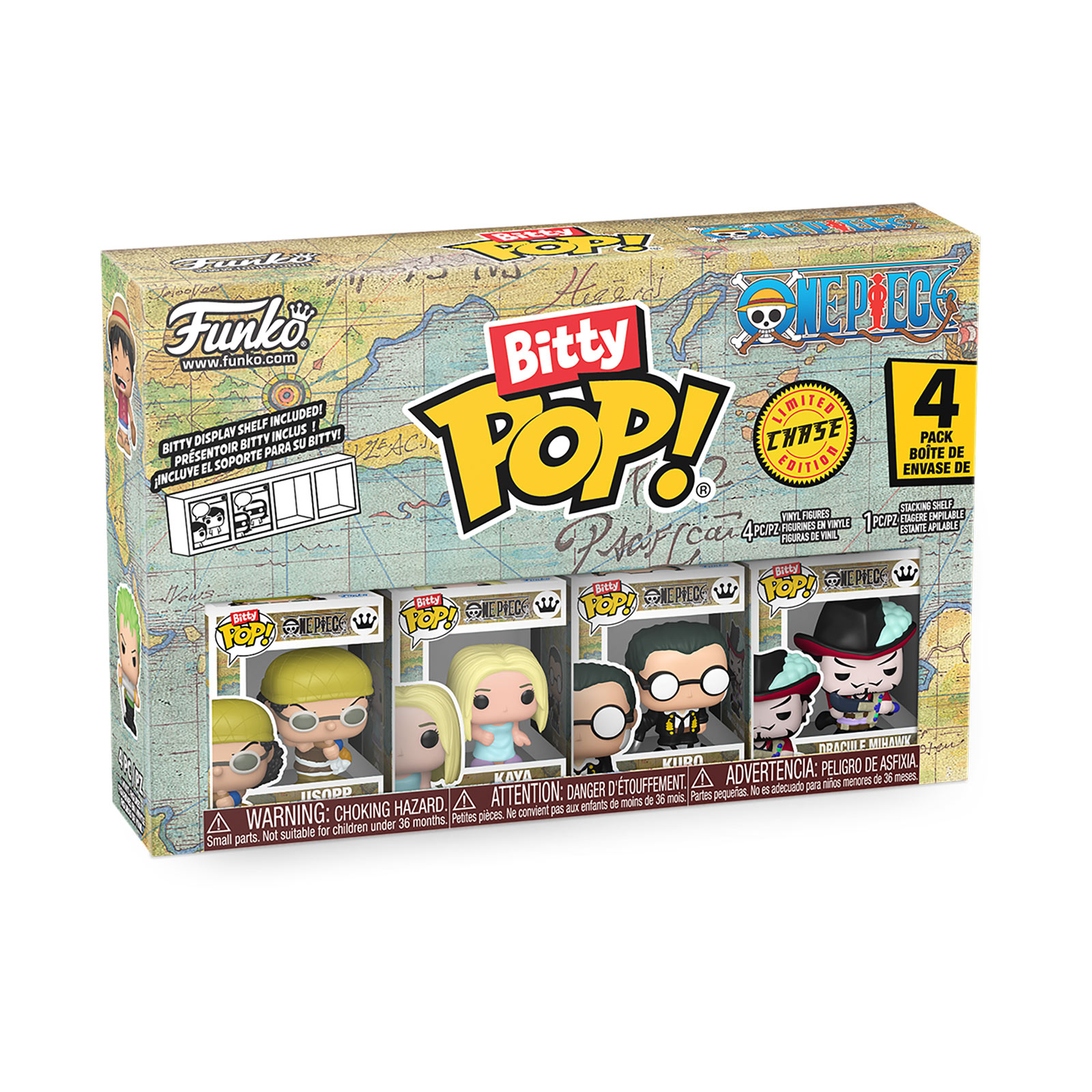 One Piece - Funko Bitty Pop 4-Pack Figure Set Series 4