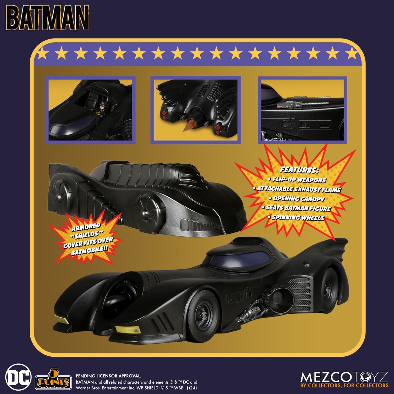Batman (1989) véhicule Batmobile 5 Points