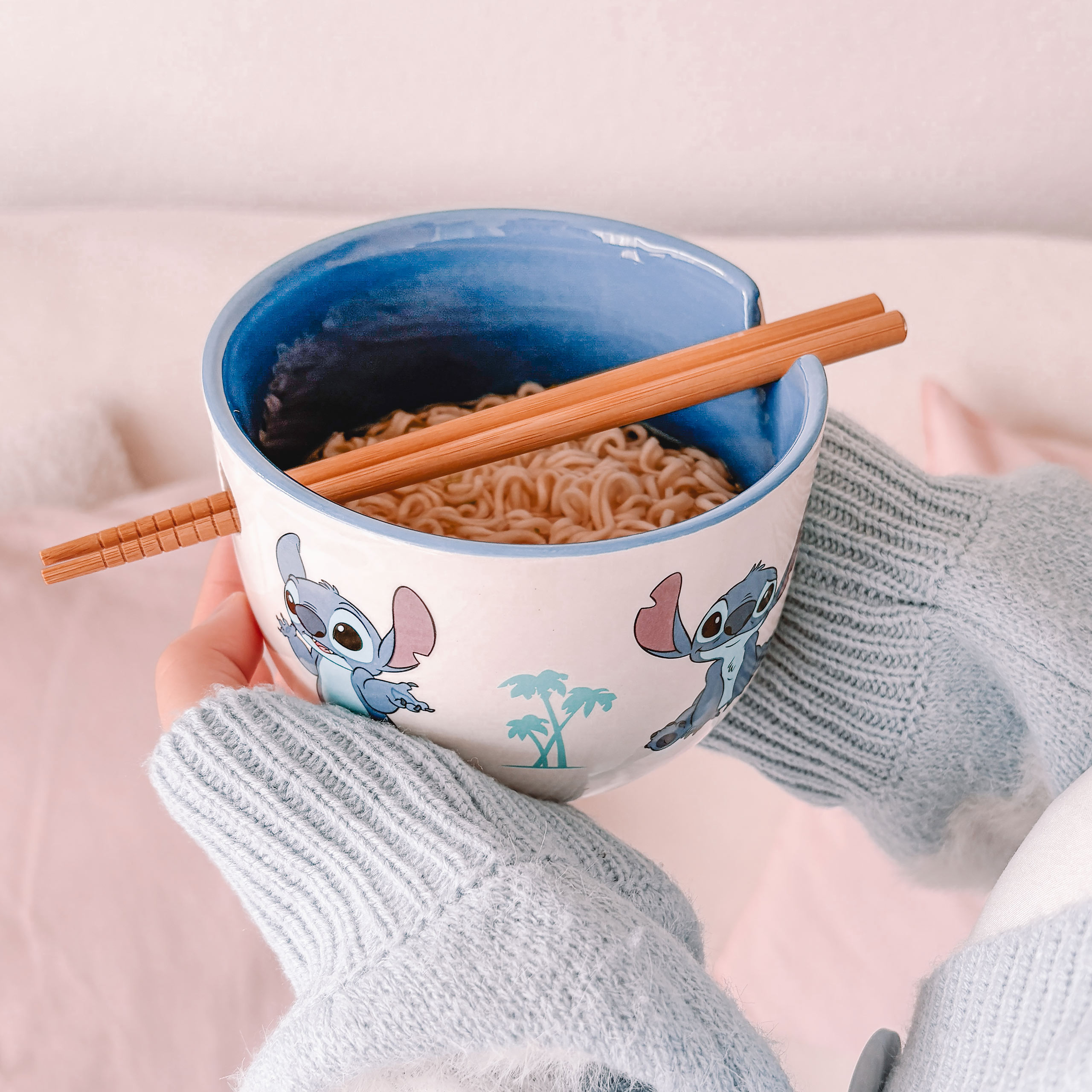 Miska Ramen Stitch Aloha z Pałeczkami - Lilo & Stitch