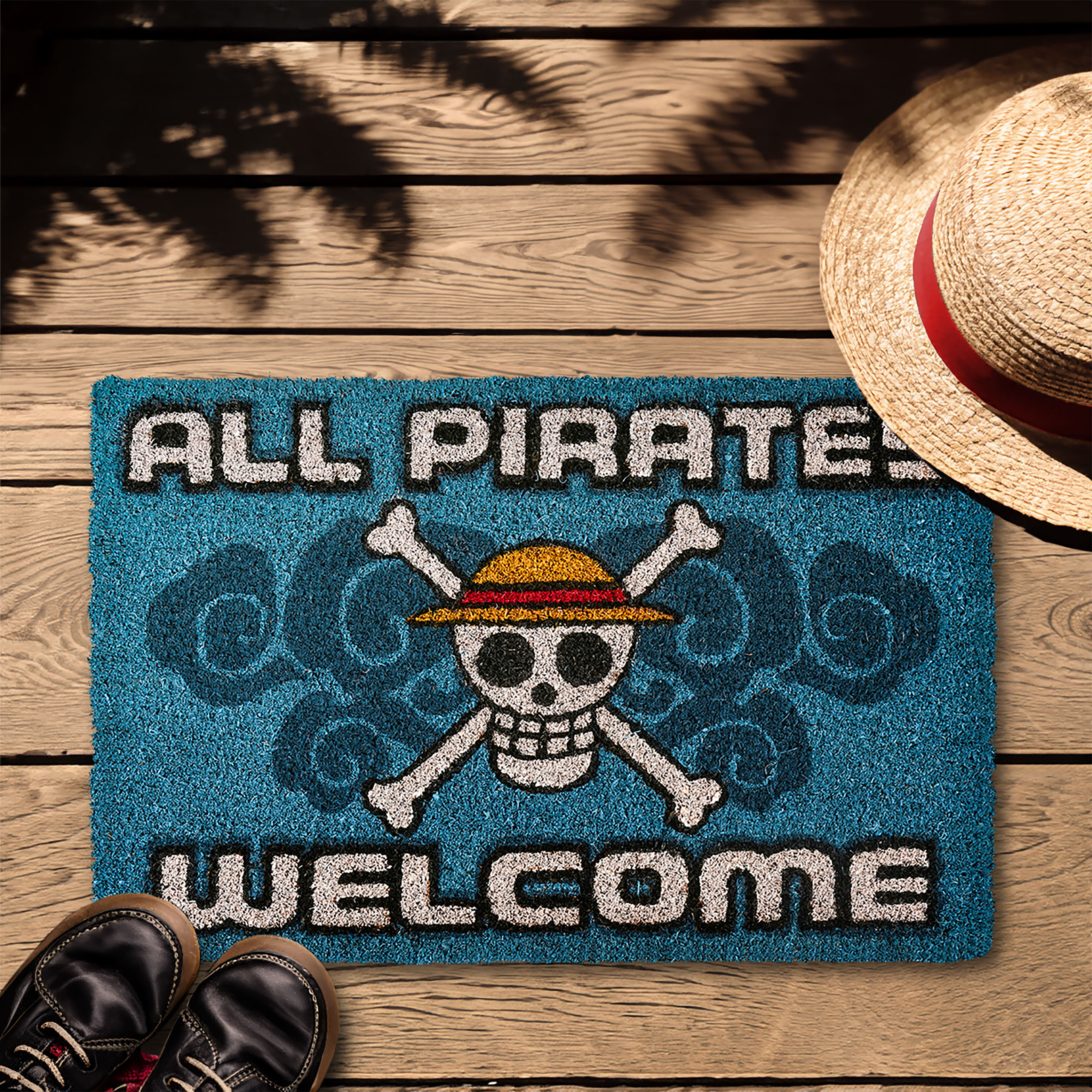 One Piece - All Pirates Welcome Deurmat