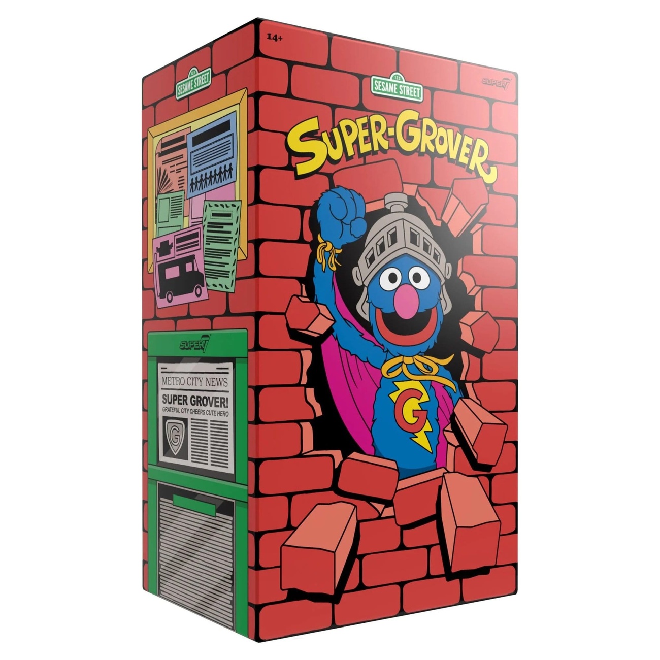 Barrio Sésamo figura de vinilo Supersize Super Coco 36 cm