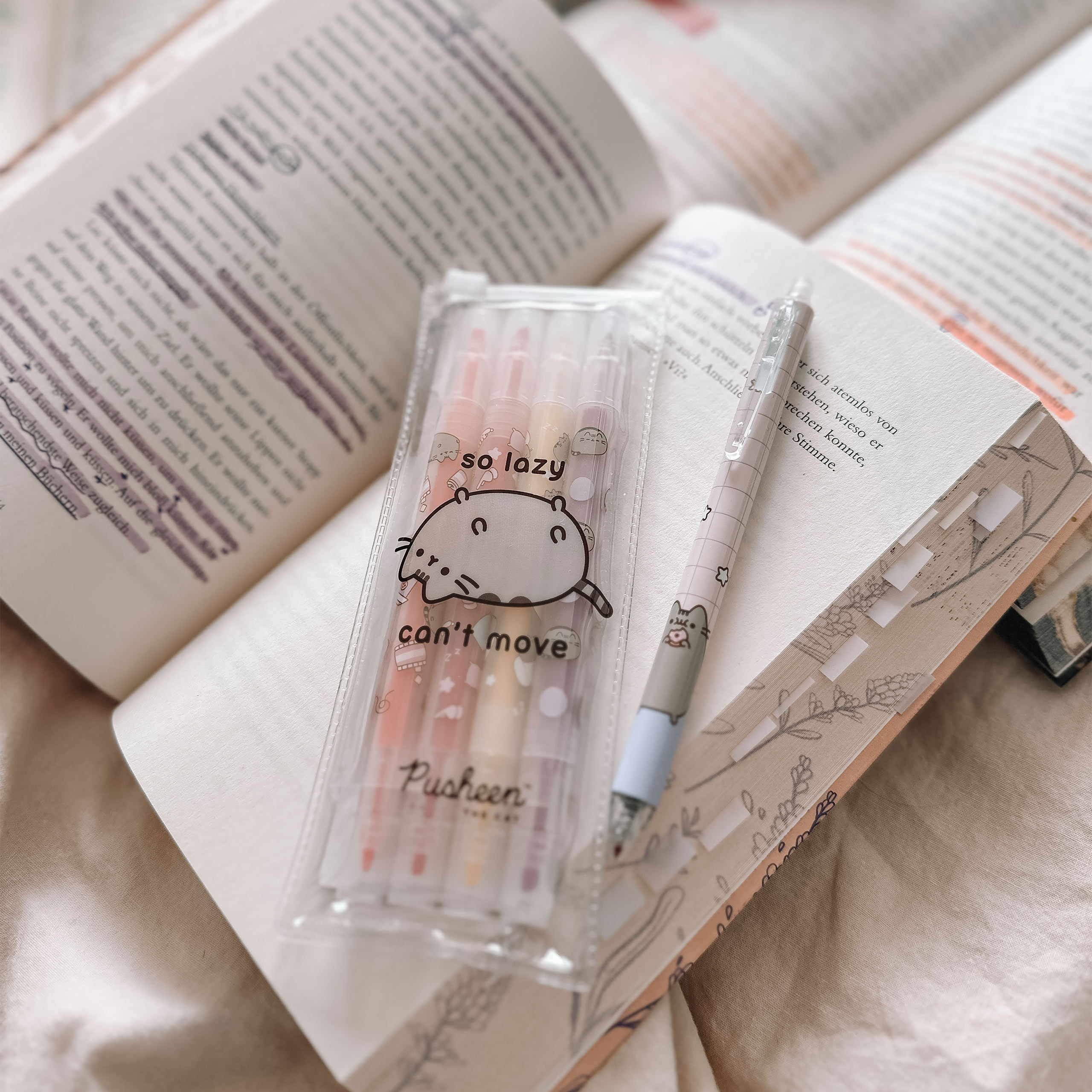 Pusheen - Set di scrittura Moments