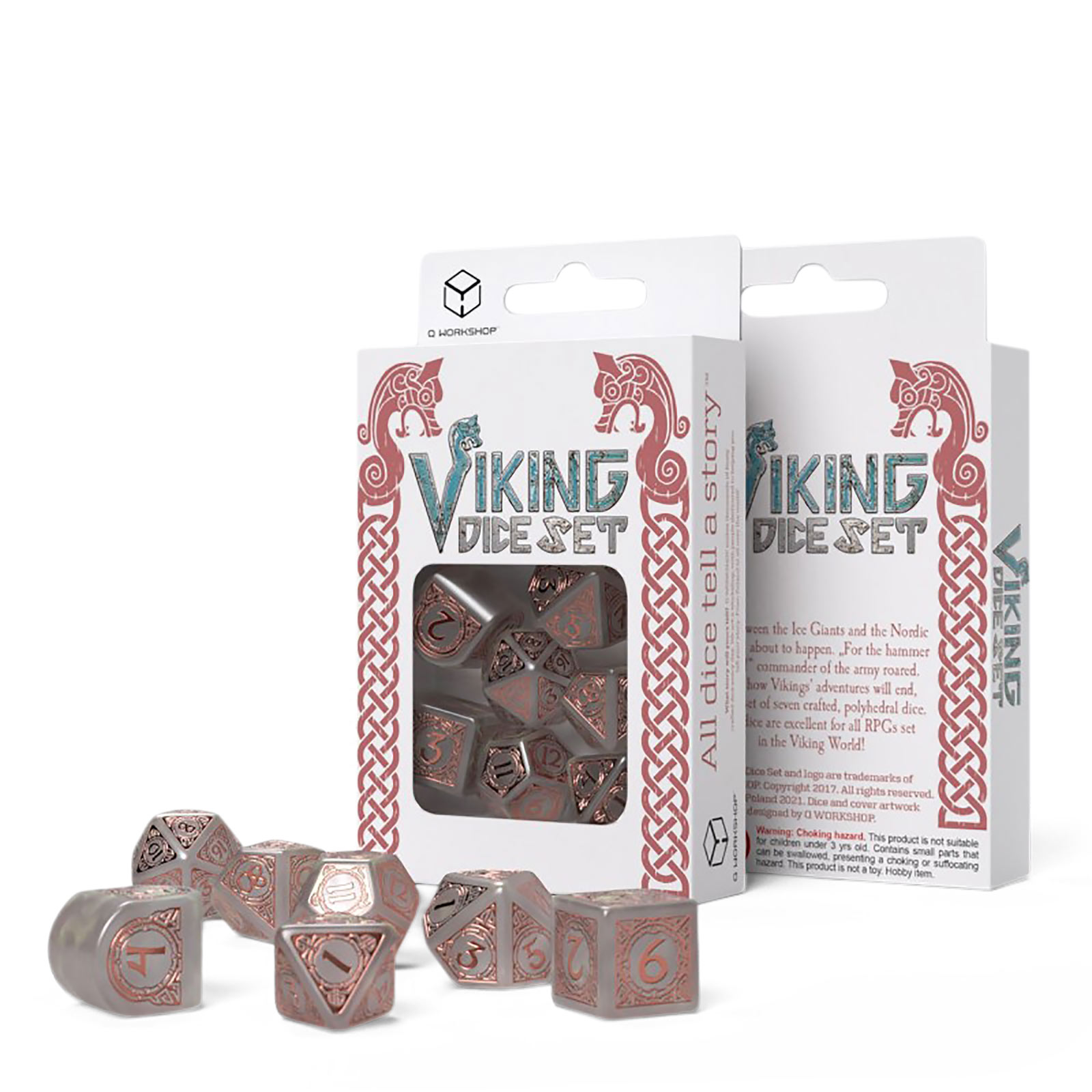 Set de dés RPG Viking Niflheim 7pcs
