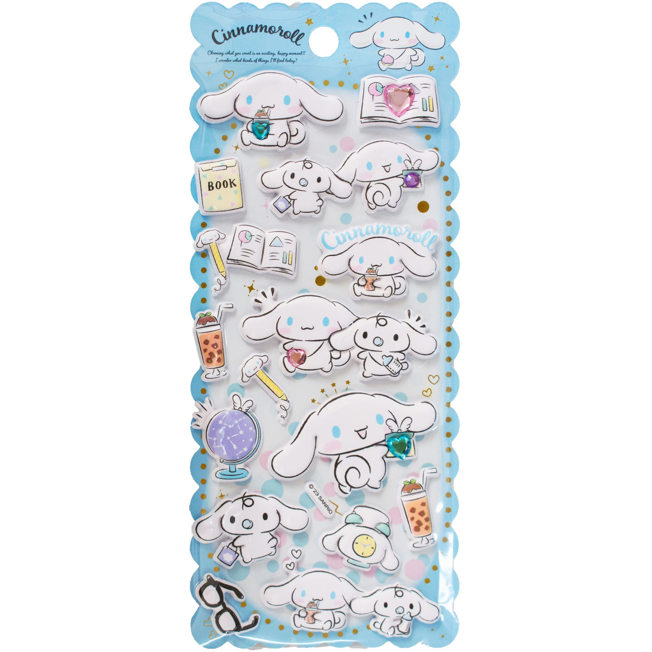 Hello Kitty and Friends Autocollants Puffy Cinnamoroll assortiment (20)