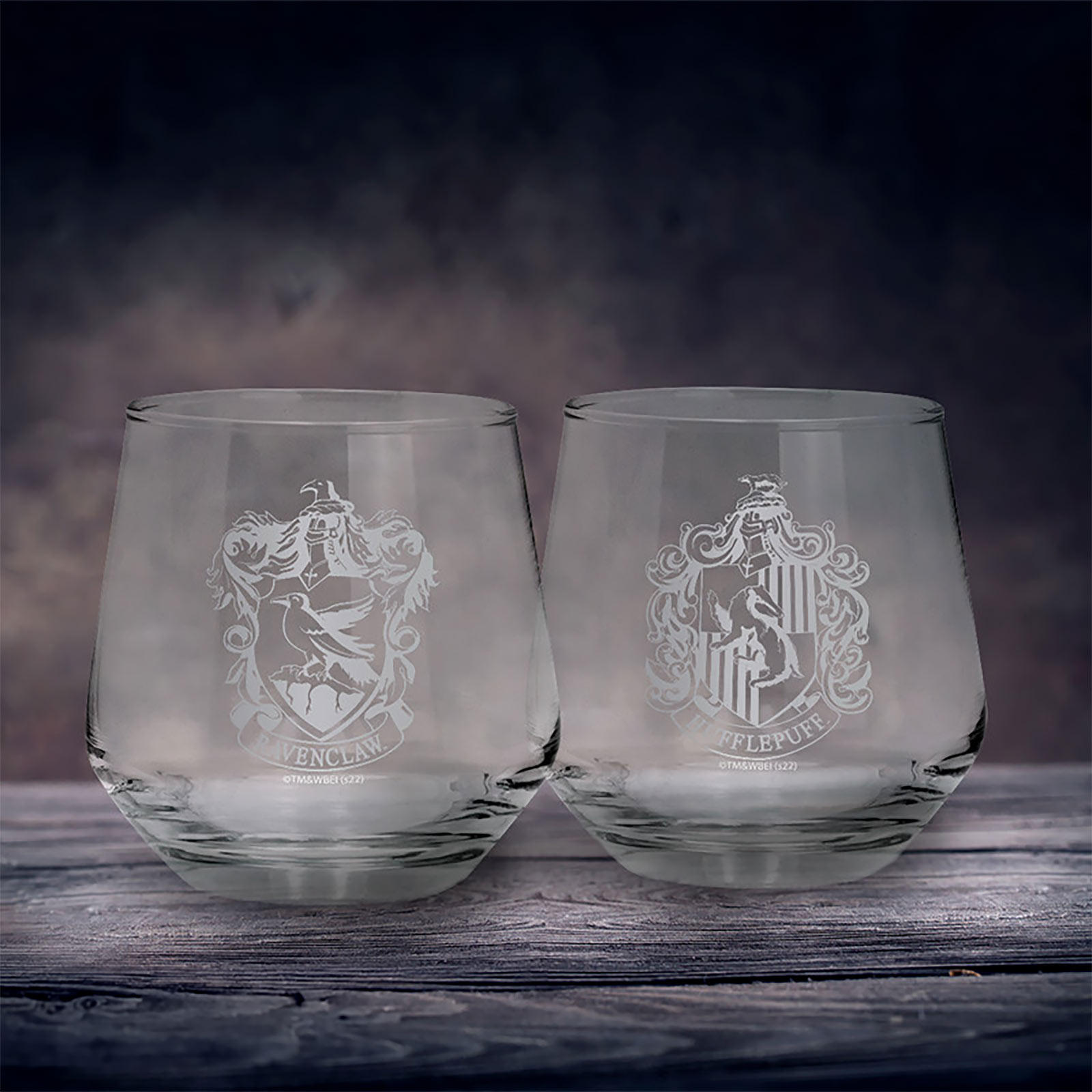 Harry Potter - Ravenclaw & Hufflepuff Gläser 2er Set