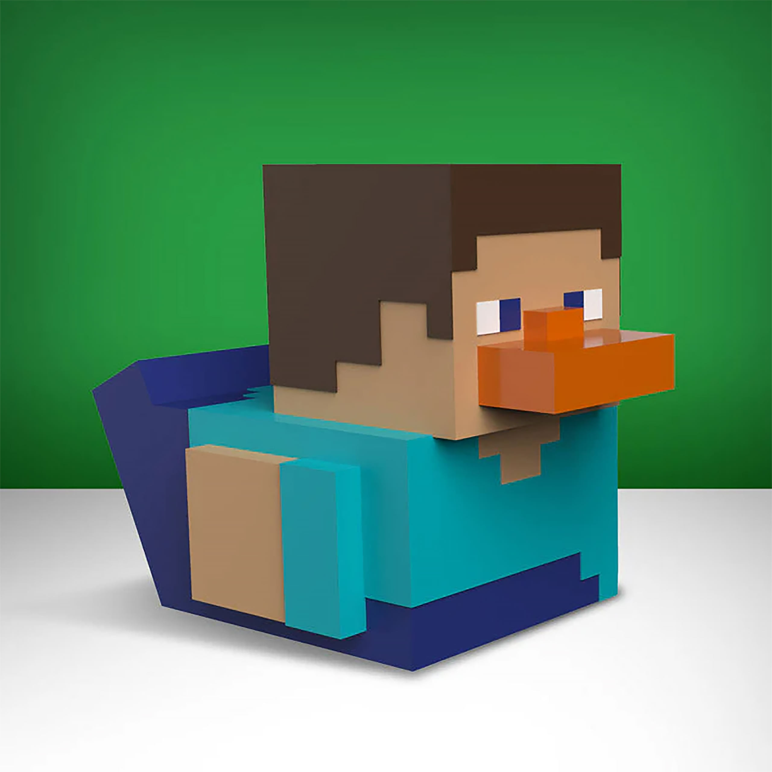 Minecraft - Steve TUBBZ Anatra Decorativa 9cm