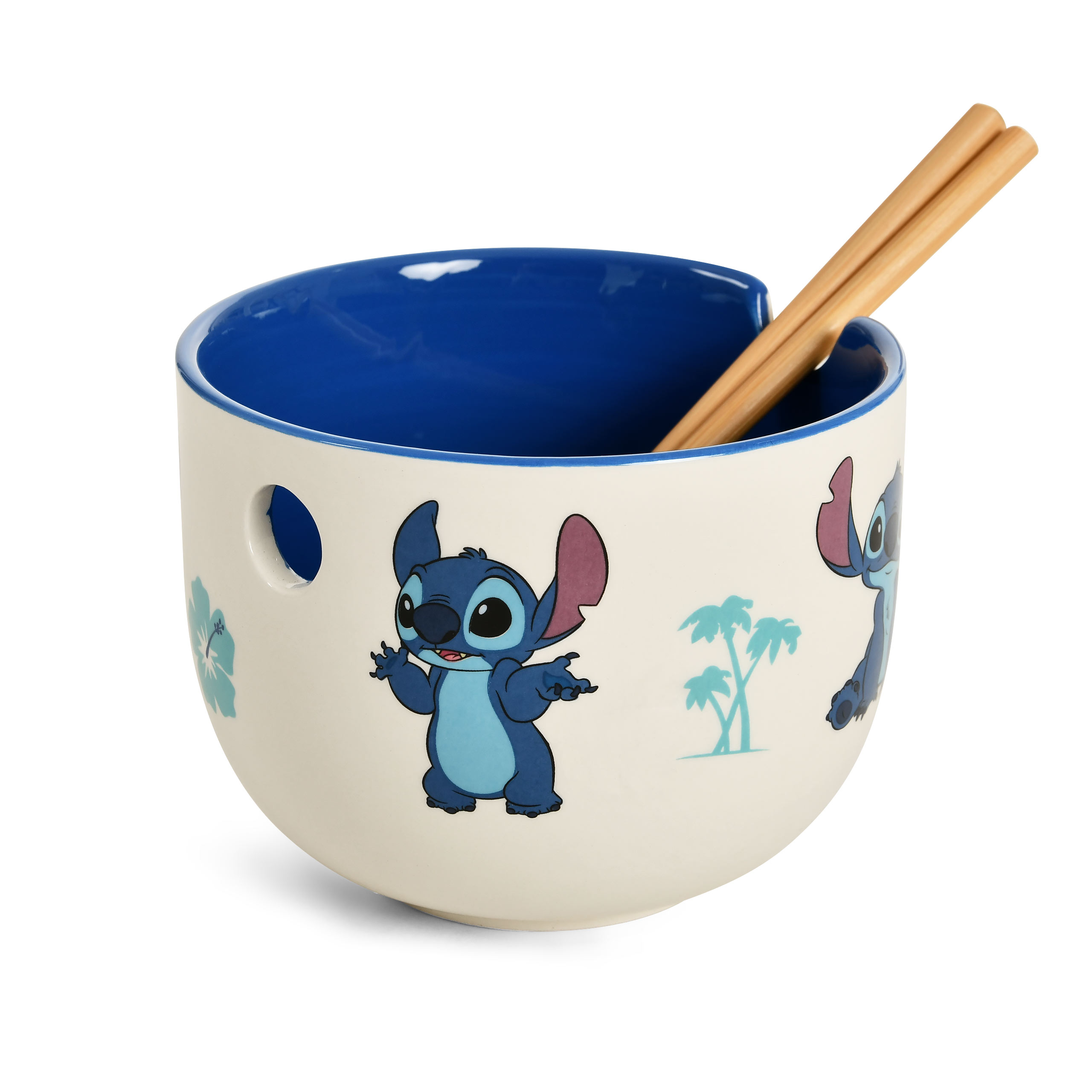 Bol à Ramen Stitch Aloha avec Baguettes - Lilo & Stitch