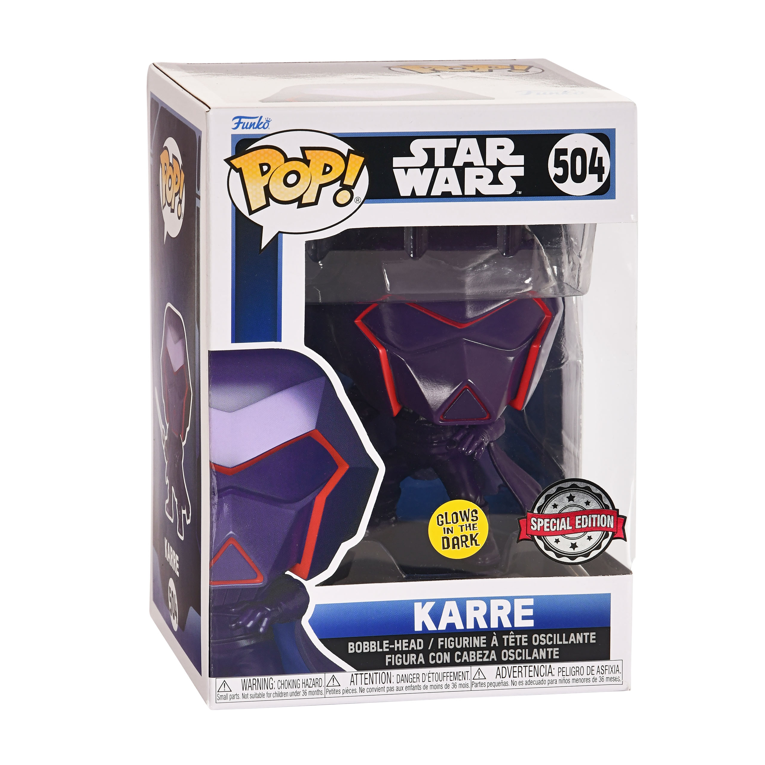 Star Wars - Karre Glow in the Dark Funko Pop Bobblehead Figure