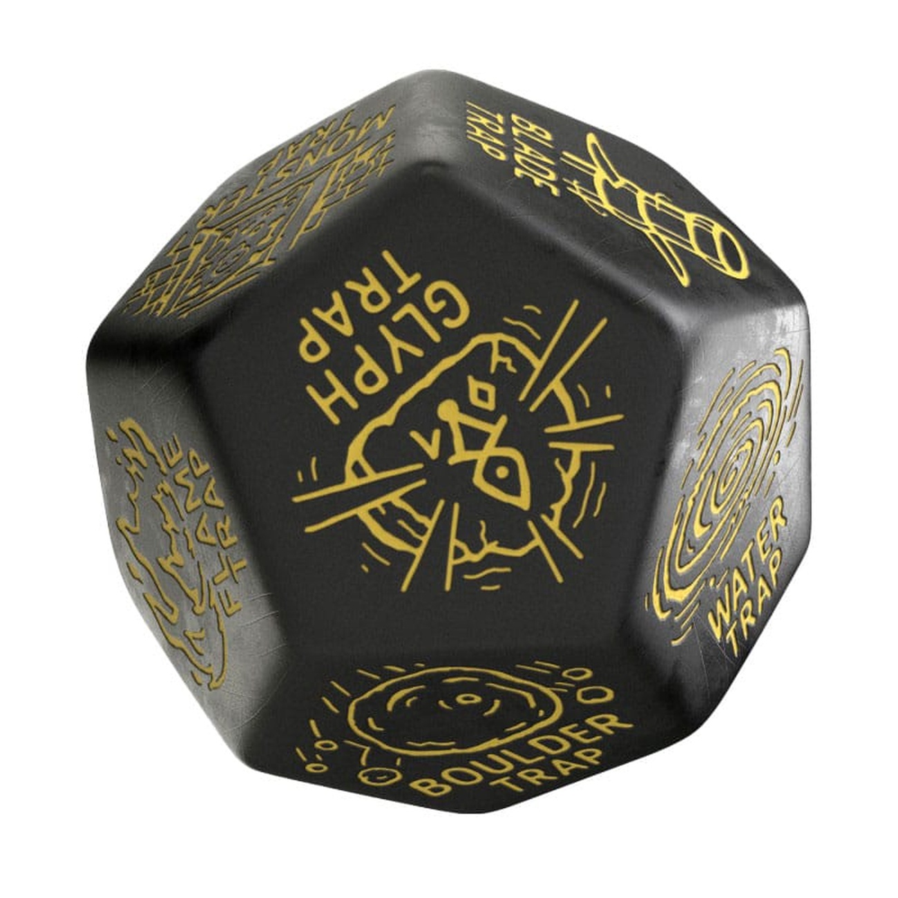 Viridian Dice Jumbo Die Trap Generator D12 Black