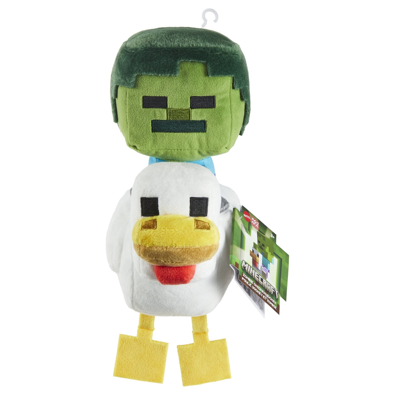 Minecraft figura de peluche deluxe Chicken Jockey 20 cm