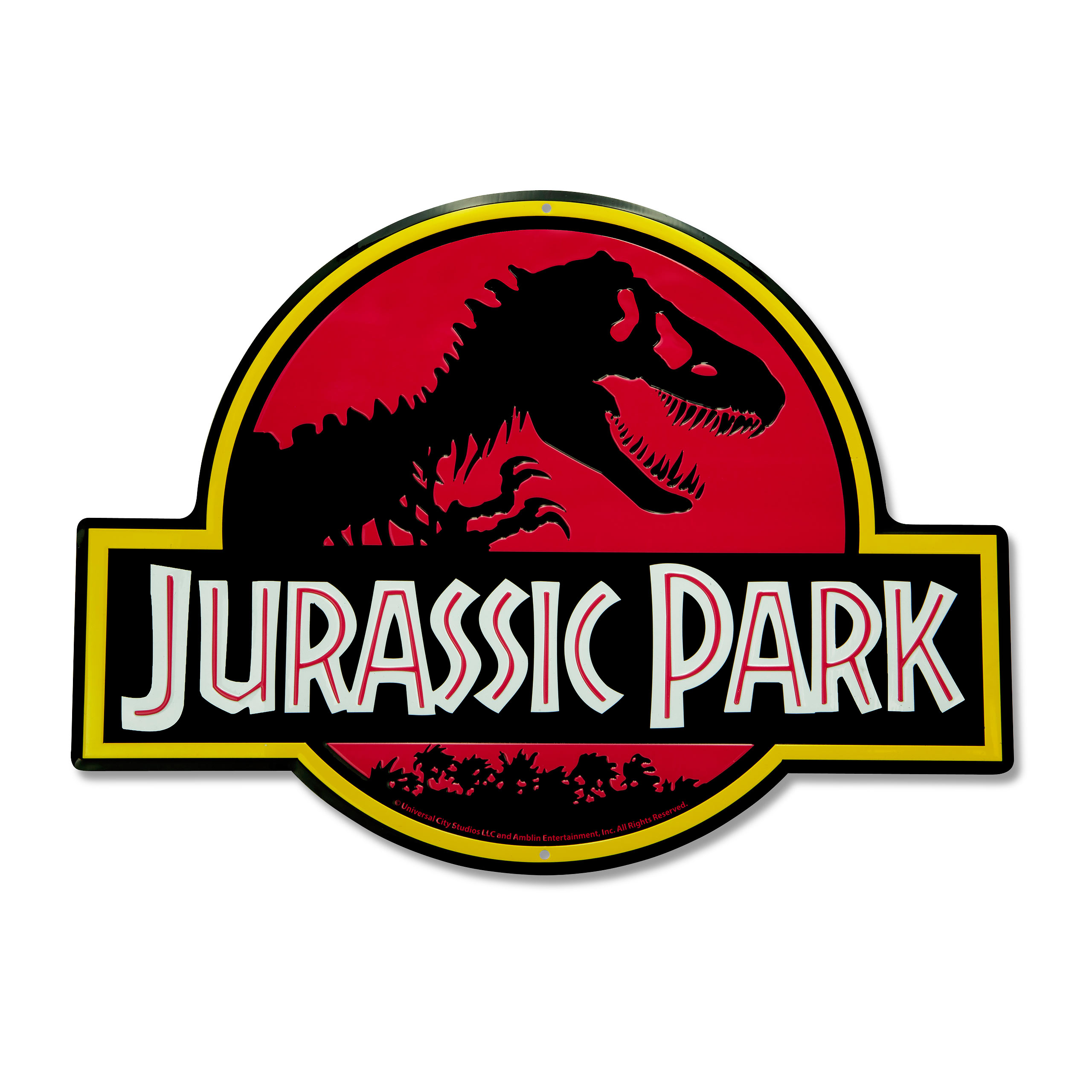 Jurassic Park - Logo Schild