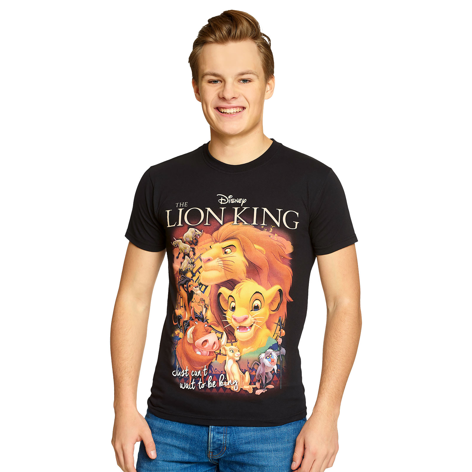 König der Löwen - Poster T-Shirt schwarz