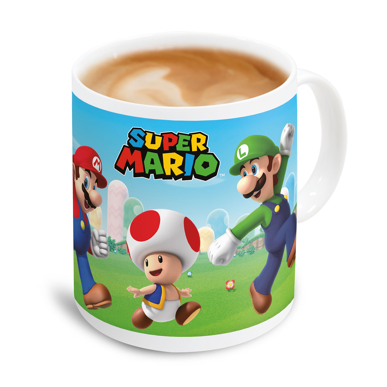 Super Mario - Tazza effetto termico del team