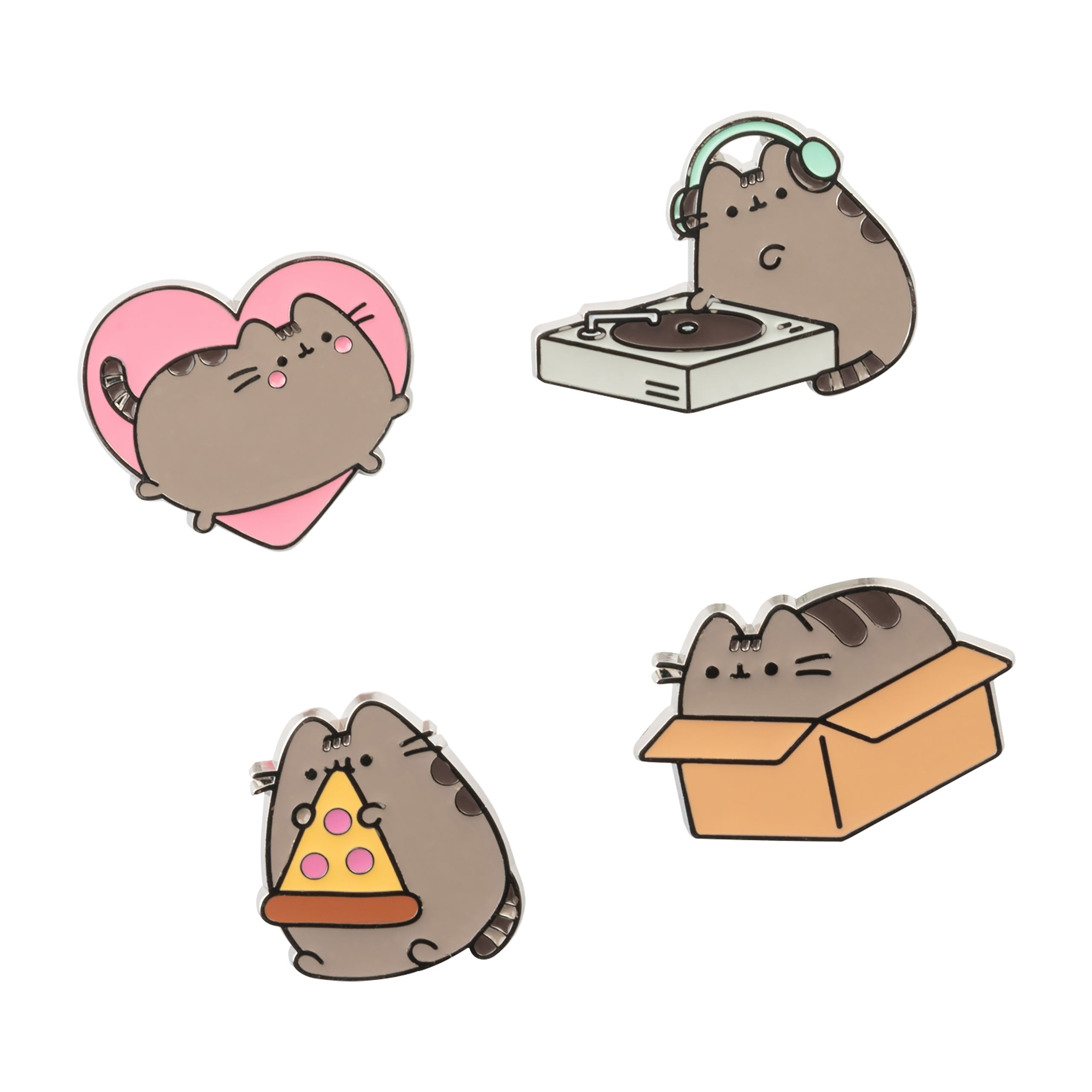 Pusheen - Ensemble de 4 pins