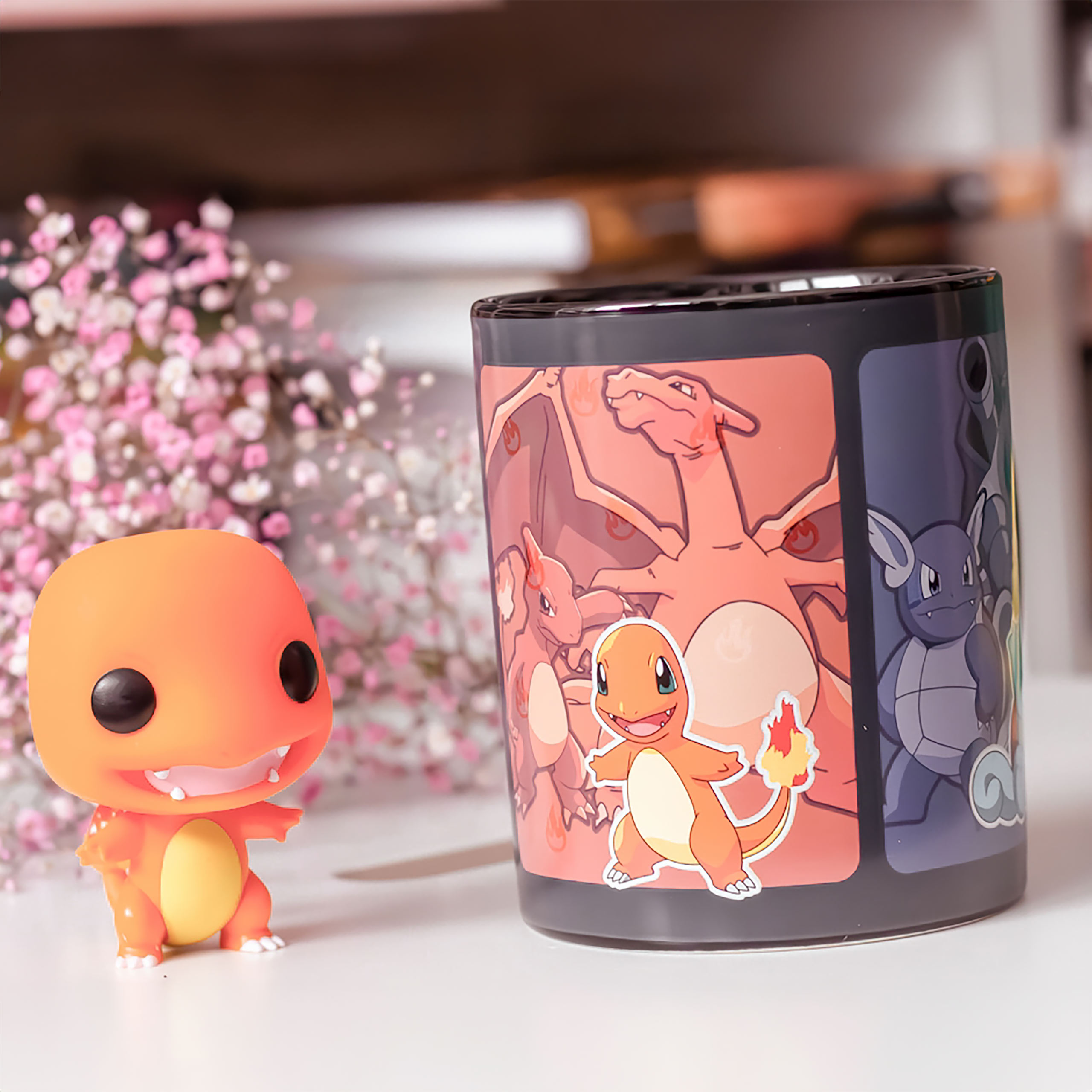 Pokemon - Evoluciones Taza con Efecto Termo