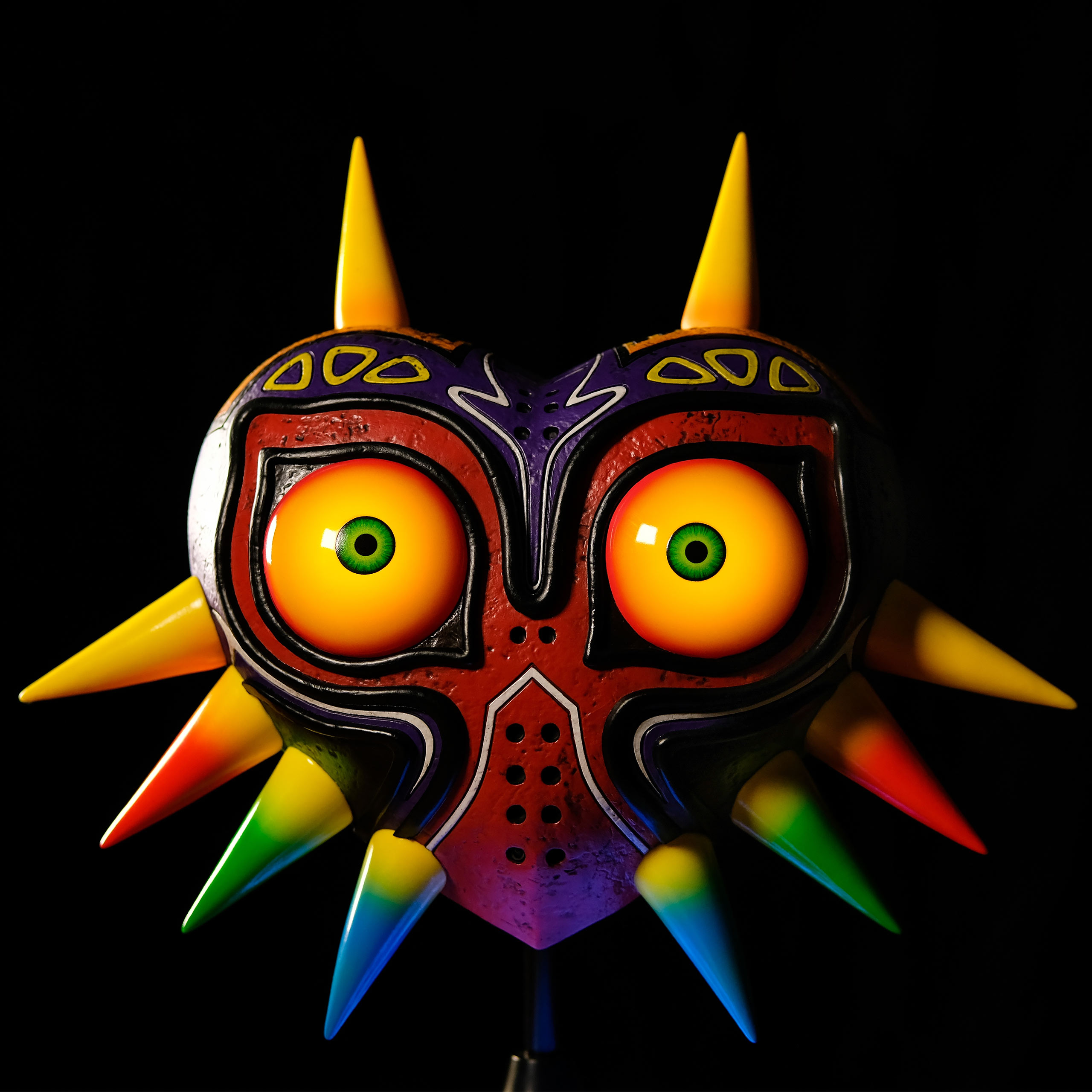 Zelda - Majora's Mask Statue mit Licht