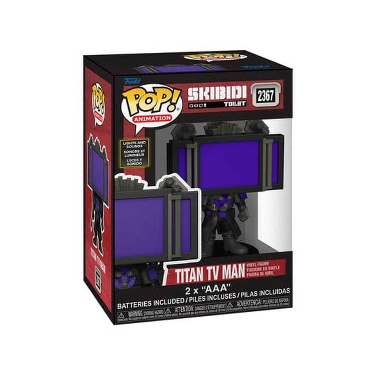 Skibidi Toilet Super Sized POP! Vinyl Figur Titan TV